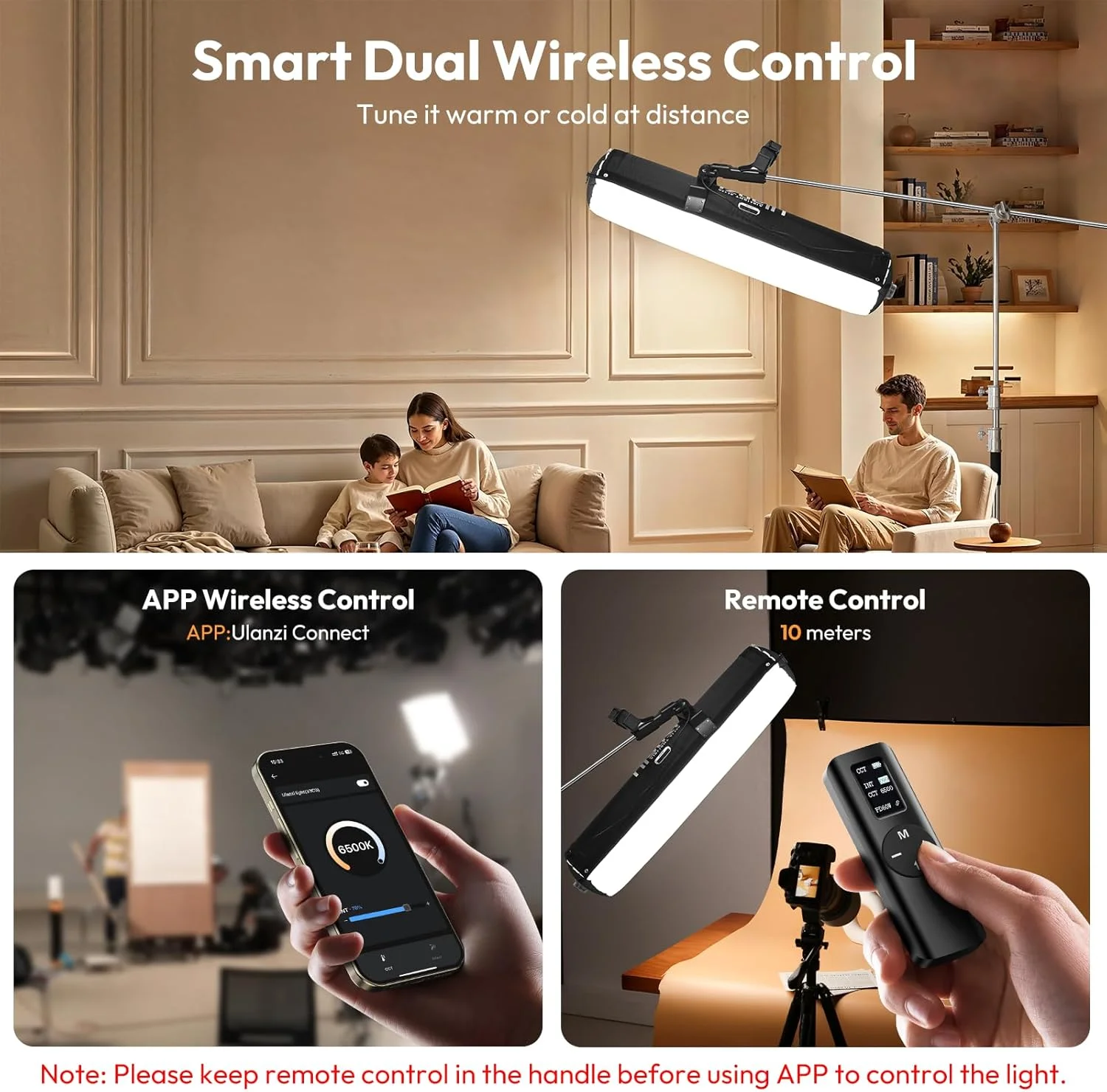 نور تیوب بادی Ulanzi - نور LED ویدئویی با ریموت کنترل، دو رنگ، سافت باکس قابل حمل، نور پرکننده برای عکاسی/فیلمبرداری/پخش زنده/یوتیوب (120 وات) نور تیوب بادی Ulanzi - نور LED ویدئویی با ریموت کنترل، دو رنگ، سافت باکس قابل حمل، نور پرکننده برای عکاسی/فیلمبرداری/پخش زنده/یوتیوب (120 وات)