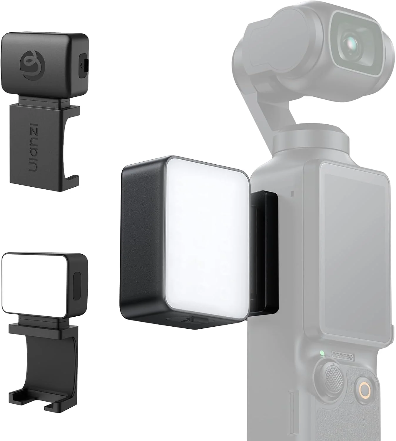 نور ویدئویی مینی آهنربایی ULANZI LM001 Pocket 3 با باتری 500 میلی آمپر ساعتی، نور ضد آب برای عکاسی