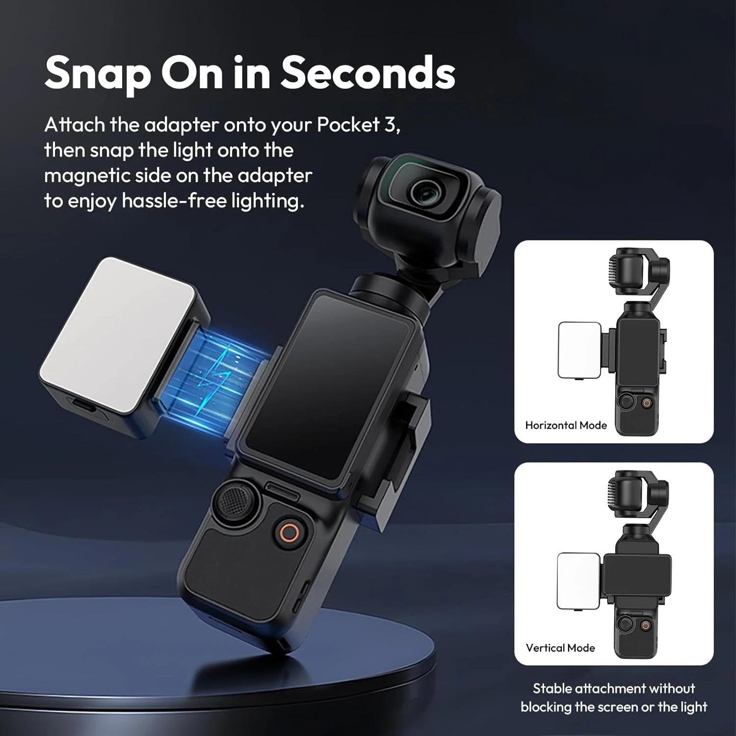 نور ویدئویی مینی آهنربایی ULANZI LM001 Pocket 3 با باتری 500 میلی آمپر ساعتی، نور ضد آب برای عکاسی نور ویدئویی مینی آهنربایی ULANZI LM001 Pocket 3 با باتری 500 میلی آمپر ساعتی، نور ضد آب برای عکاسی