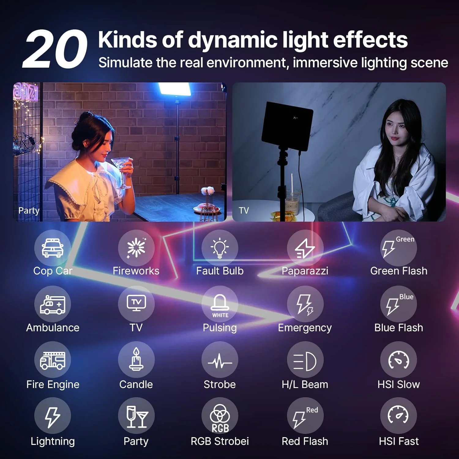 نور ویدئویی RGB مدل ULANZI LT003، پنل LED قابل حمل 15 واتی با 2100 لومن، نور ویدئویی 10 اینچی با قابلیت تنظیم نور 2500K-9000K، باتری داخلی 8000mAh و شارژر USB، CRI>95 برای عکاسی و فیلمبرداری با دوربین DSLR