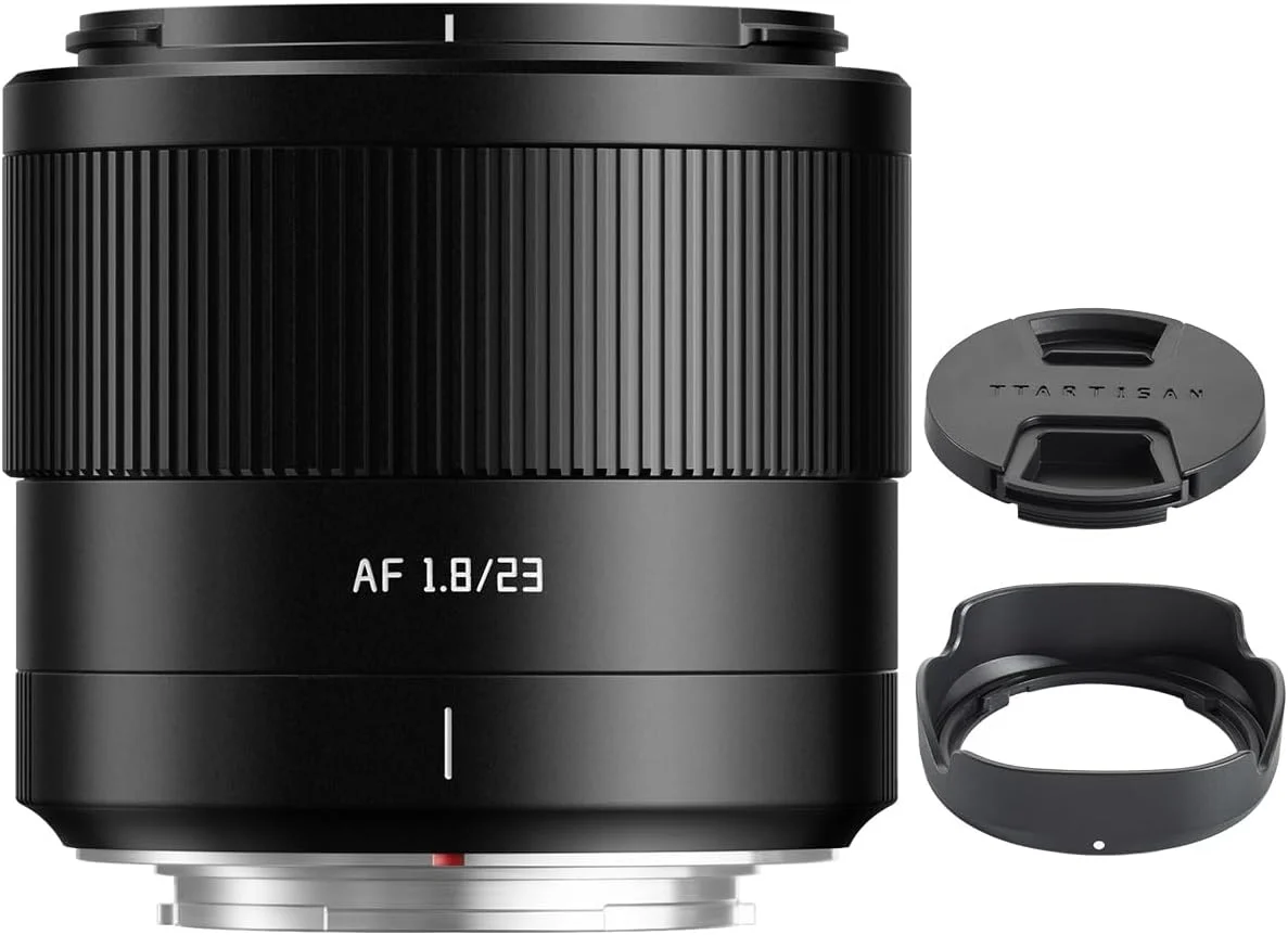 لنز دستی TTARTISAN AF 23mm F1.8 برای دوربین های بدون آینه فوجی X-Mount مدل های X-A2 X-A2 X-A3 X-A5 X-A7 X-H1 XT1 X-T2 X-T3 X-T20 X-T30 X-T100 X-T200 X-PRO1