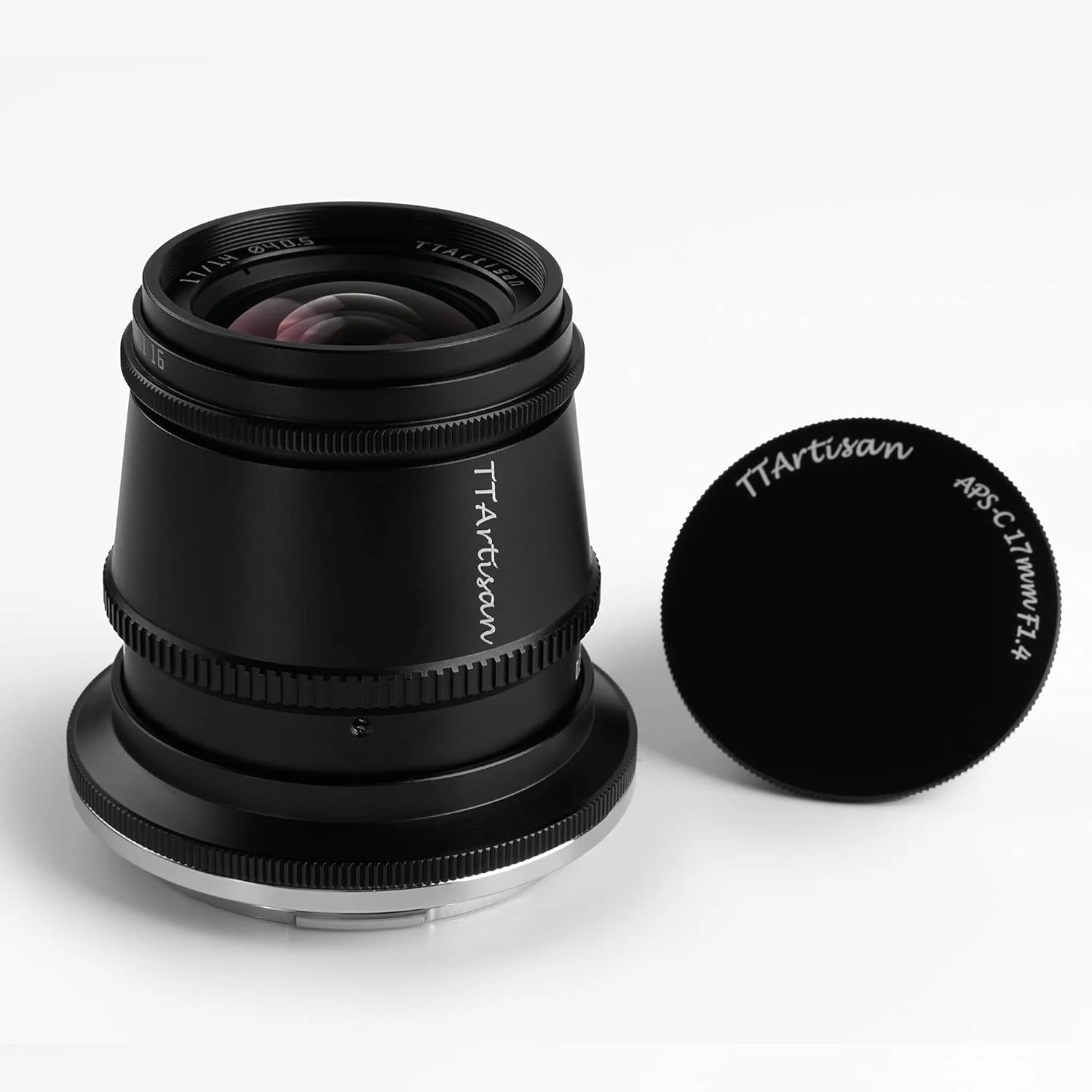 لنز پرایم 17mm F1.4 APS-C با دیافراگم باز و زاویه دید گسترده و فوکوس دستی TTArtisan برای دوربین های نیکون با مانت Z مدل های Z5 Z6 Z7 ZFC Z6II Z7II - مشکی
