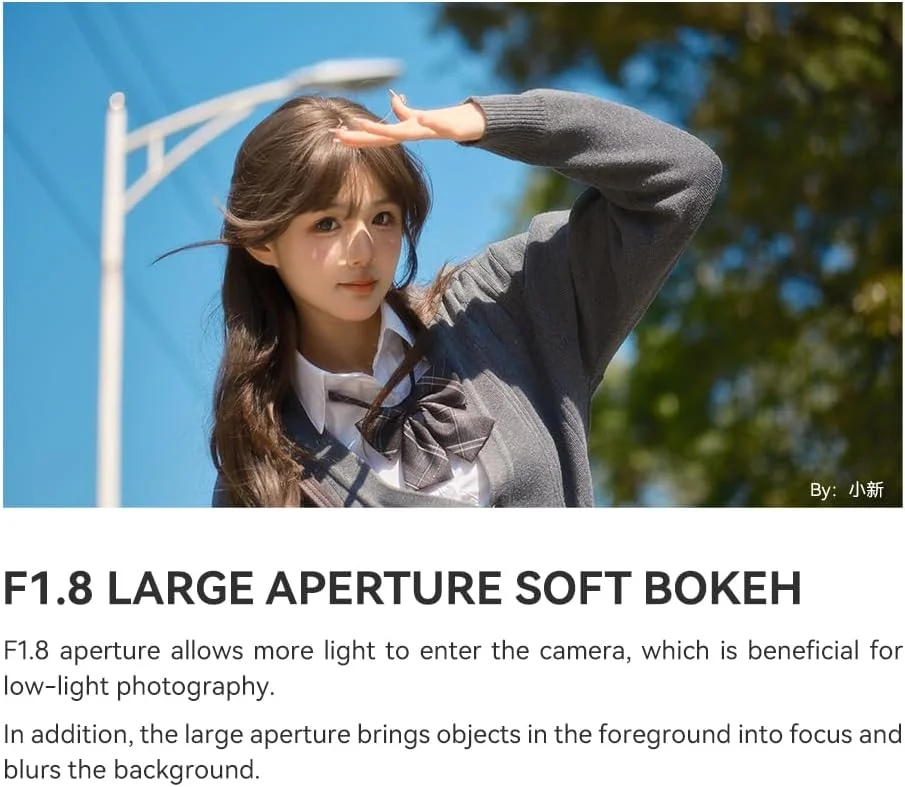 لنز TTArtisan APS-C 56mm F1.8 AF با فوکوس خودکار و دیافراگم باز برای دوربین های فوجی فیلم X مانت مانند XT10 XT20 XT30 XT30II XS10 XA5 XA7 و غیره