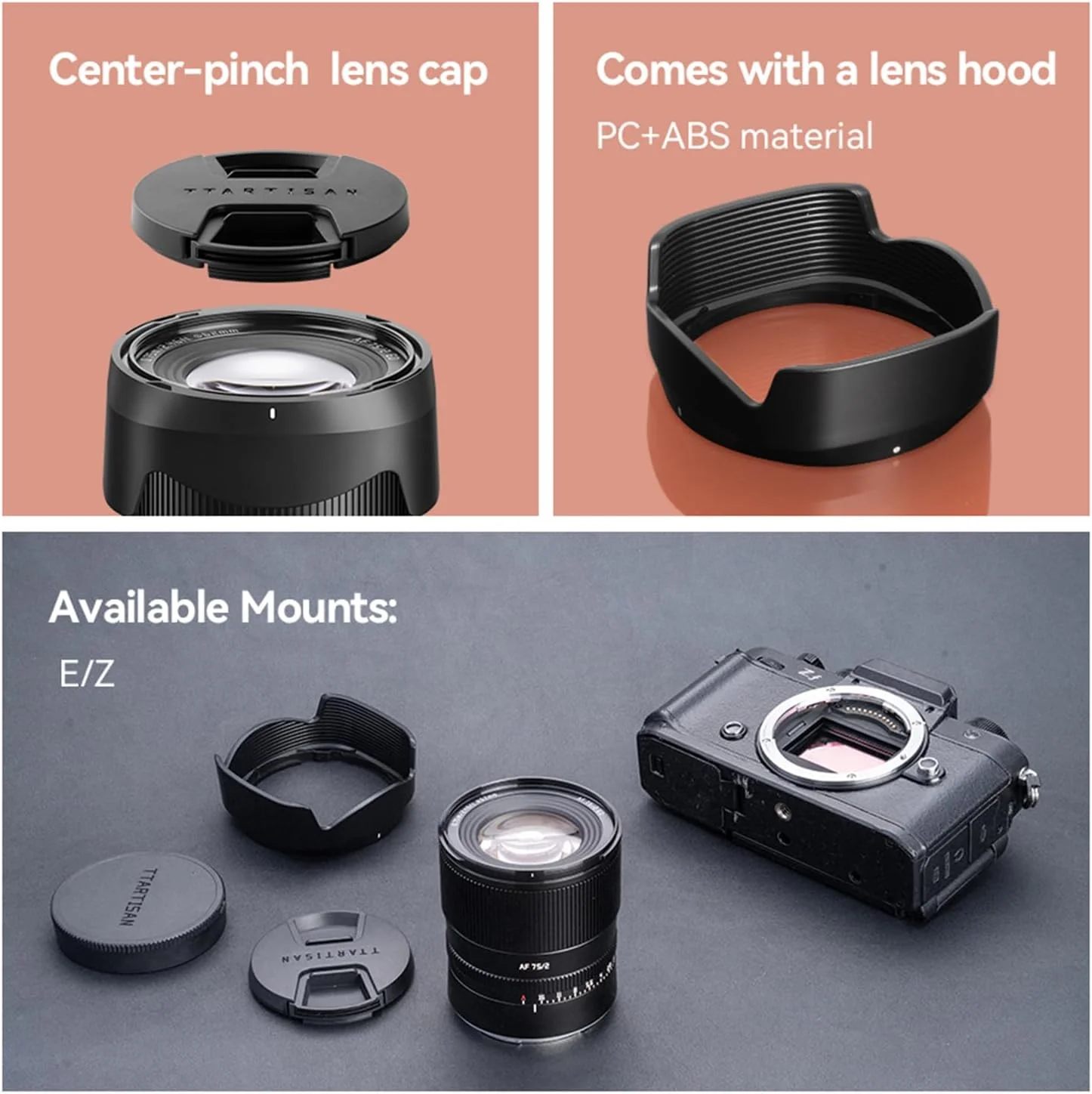 لنز پرتره TTARTISAN AF 75mm F2 با فوکوس خودکار و دهانه Nikon Z مناسب برای دوربین های Z5 Z6 Z7 Z6II Z6III Z7II ZFC Z30 Z50 Z9 Z8 ZF (مشکی) لنز پرتره TTARTISAN AF 75mm F2 با فوکوس خودکار و دهانه Nikon Z مناسب برای دوربین های Z5 Z6 Z7 Z6II Z6III Z7II ZFC Z30 Z50 Z9 Z8 ZF (مشکی)