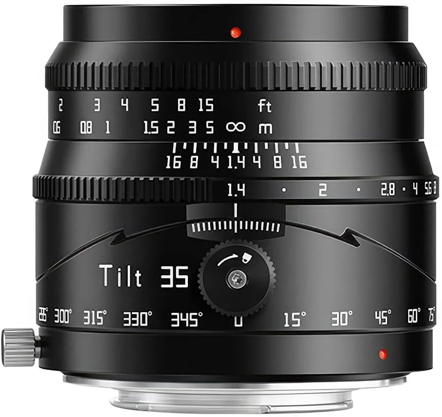 لنز شیب‌دار 35 میلی‌متری F1.4 APS-C تی‌تی‌آرتیسان برای دوربین‌های با مانت M4/3، دیافراگم بزرگ و فوکوس دستی، سازگار با دوربین‌های با مانت M4/3 Oilympus/Panasonic