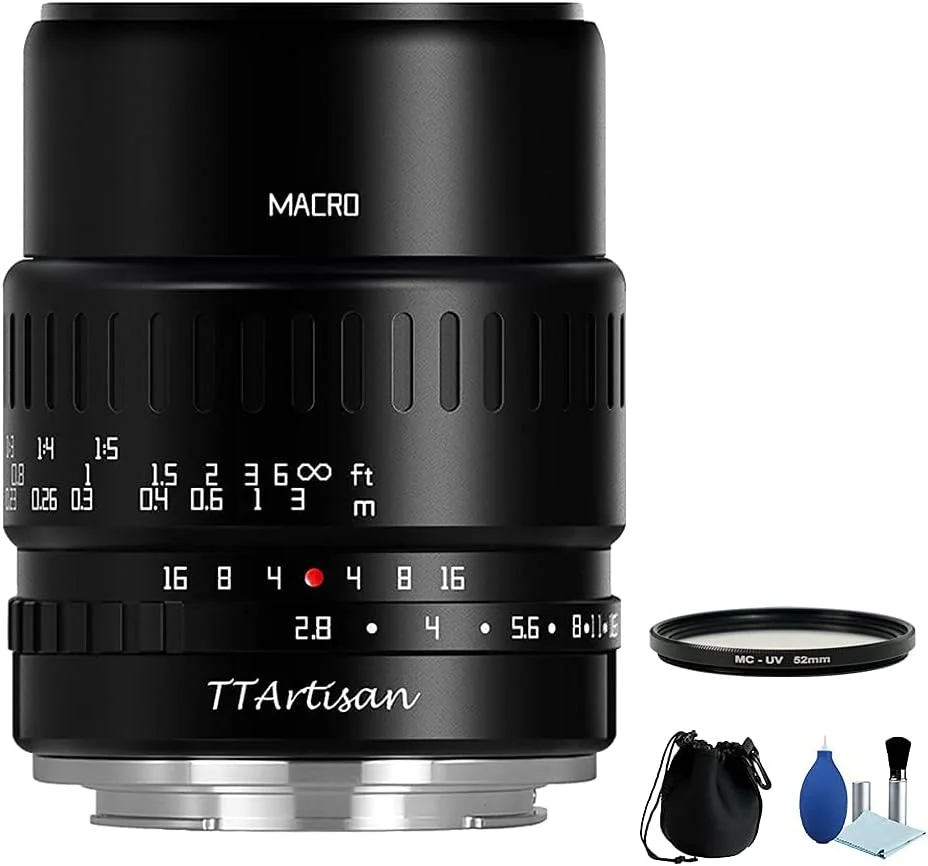 لنز 40mm F2.8 APS-C ماکرو با دیافراگم باز و فوکوس دستی TTArtisan برای دوربین های با مانت L مانند Sigma FP و Leica L TL CL