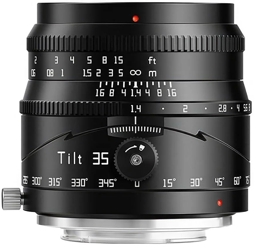 لنز تیلت شیفت 35 میلی‌متری F1.4 تی‌تی‌آرتیسان APS-C برای فوجی فیلم، دیافراگم بزرگ و فوکوس دستی، سازگار با دوربین‌های فوجی X-Mount X-A1.X-A10.X-A2.X-A3.X-A5.X-A7;X-M1;X-H1.X-H2