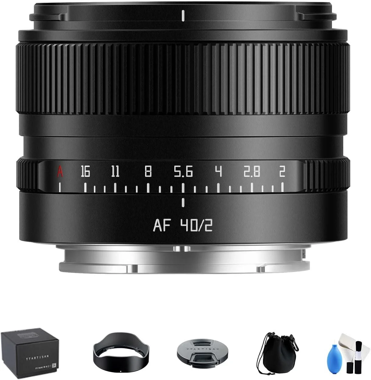 لنز 40mm F2 فول فریم با فوکوس خودکار TTArtisan - برای دوربین های بدون آینه Sony E FE Mount، مانند A7C, A7CII, A7CR, A7RIV, A7MIII, A6600 و غیره.