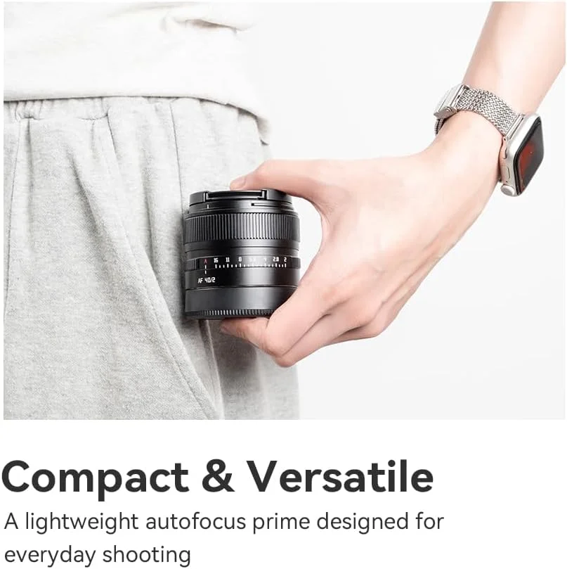 لنز 40mm F2 فول فریم با فوکوس خودکار TTArtisan - برای دوربین های بدون آینه Sony E FE Mount، مانند A7C, A7CII, A7CR, A7RIV, A7MIII, A6600 و غیره. لنز 40mm F2 فول فریم با فوکوس خودکار TTArtisan - برای دوربین های بدون آینه Sony E FE Mount، مانند A7C, A7CII, A7CR, A7RIV, A7MIII, A6600 و غیره.