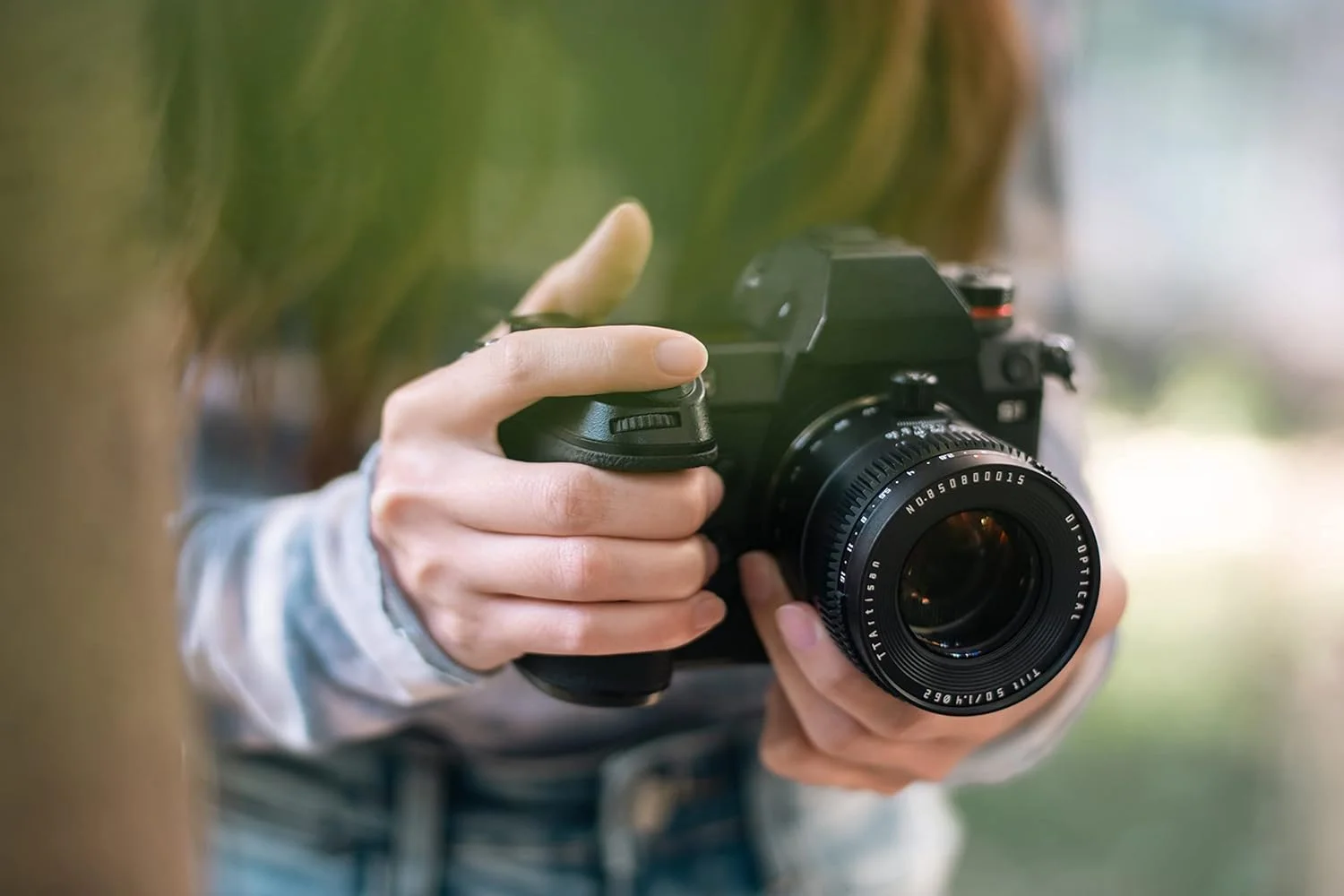 لنز پرتره دستی 50mm f1.4 تی‌تی‌آرتیسان با دیافراگم بزرگ، سازگار با مانت فوجی X