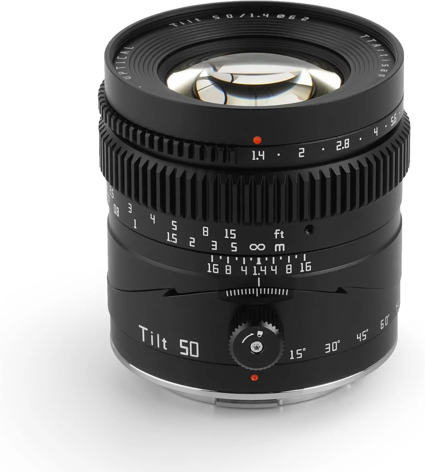 لنز پرایم 50mm F1.4 تی‌تی‌آرتیسان با دیافراگم بزرگ و فوکوس دستی، سازگار با دوربین‌های سیستم L مانت مدل‌های T، TL، TL2، CL پاناسونیک S1/S1M/S1R/S1RM/S1H/S1K/S5/S5K/S5C سیگما FP، FPL