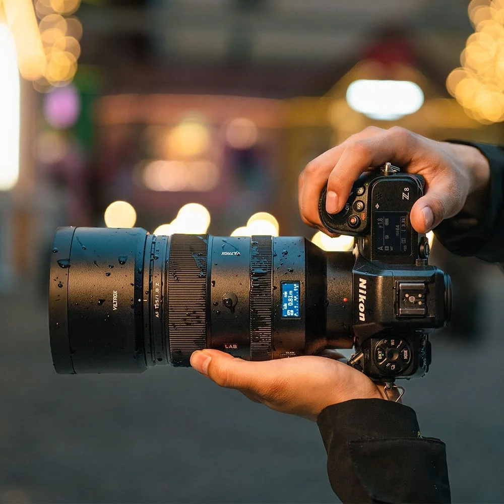 لنز فول فریم ویلتراکس AF 135mm F1.8 LAB برای نیکون Z-Mount، لنز پرایم تله فوتو سازگار با دوربین های نیکون Z Mount مدل های Zfc Z50 Z5 Z6 Z7 Z8 Z9 Z7 Z50II Z6II Z30 ZF