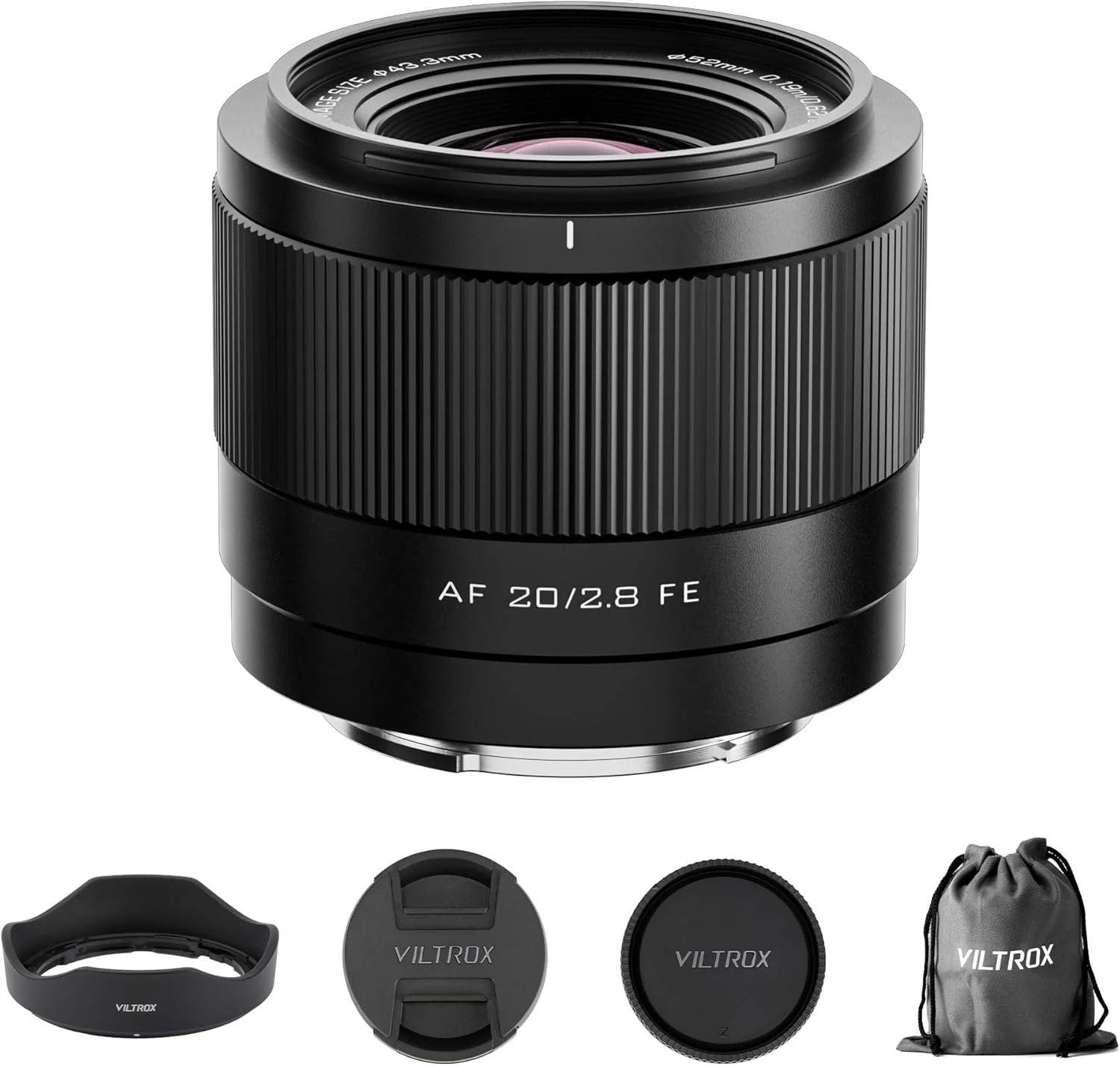 لنز واید انگل 20mm f/2.8 FE STM با فوکوس خودکار Viltrox برای دوربین های Sony E Mount