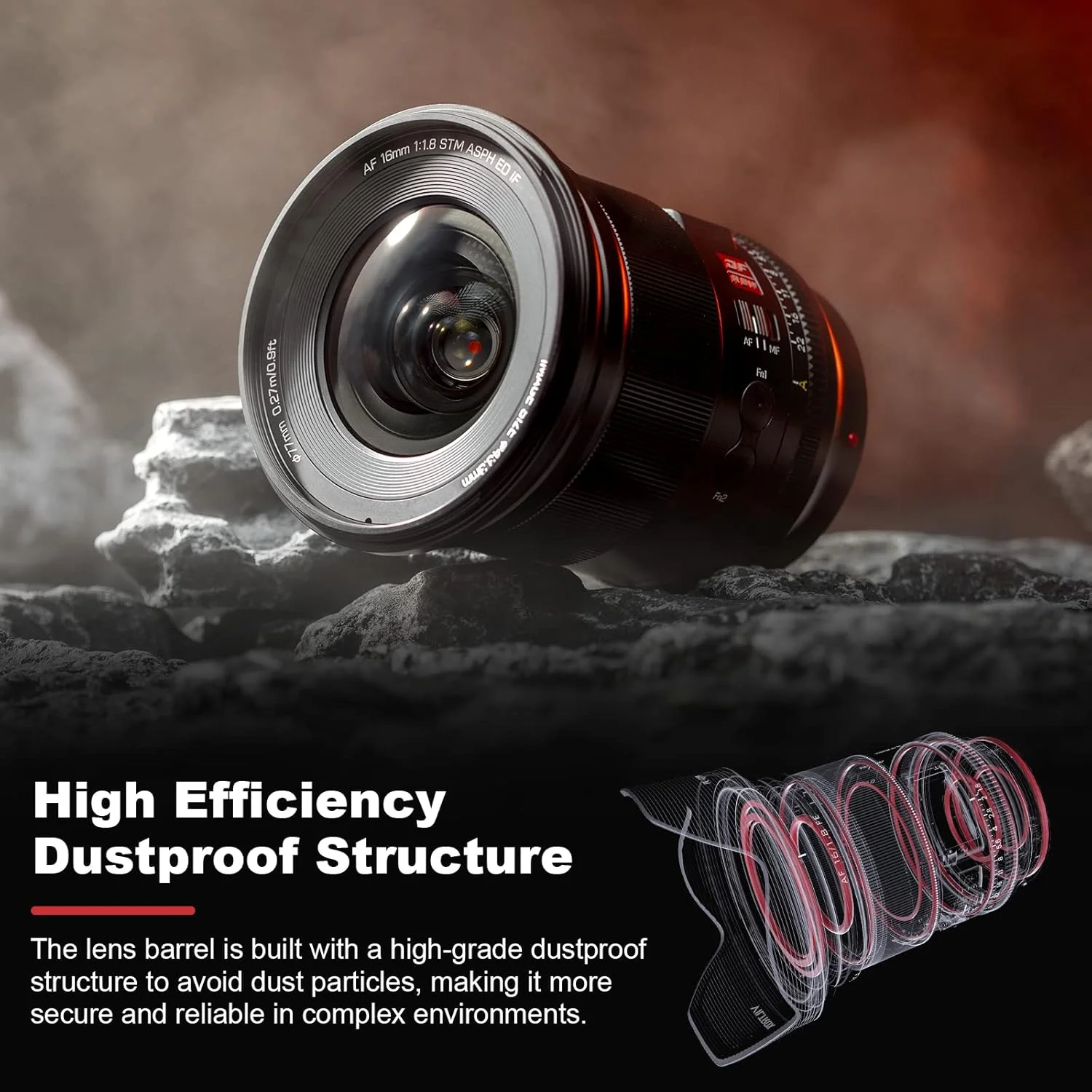 لنز پرایم 16 میلیمتری Viltrox با دیافراگم بزرگ f1.8 و فوکوس خودکار برای مانت Sony E، زاویه دید عریض، بدنه فلزی، پوشش نانو AR، سازگار با Sony a7 a7C a7III a7RIII a7RIV a7RV a9 a6100 لنز پرایم 16 میلیمتری Viltrox با دیافراگم بزرگ f1.8 و فوکوس خودکار برای مانت Sony E، زاویه دید عریض، بدنه فلزی، پوشش نانو AR، سازگار با Sony a7 a7C a7III a7RIII a7RIV a7RV a9 a6100