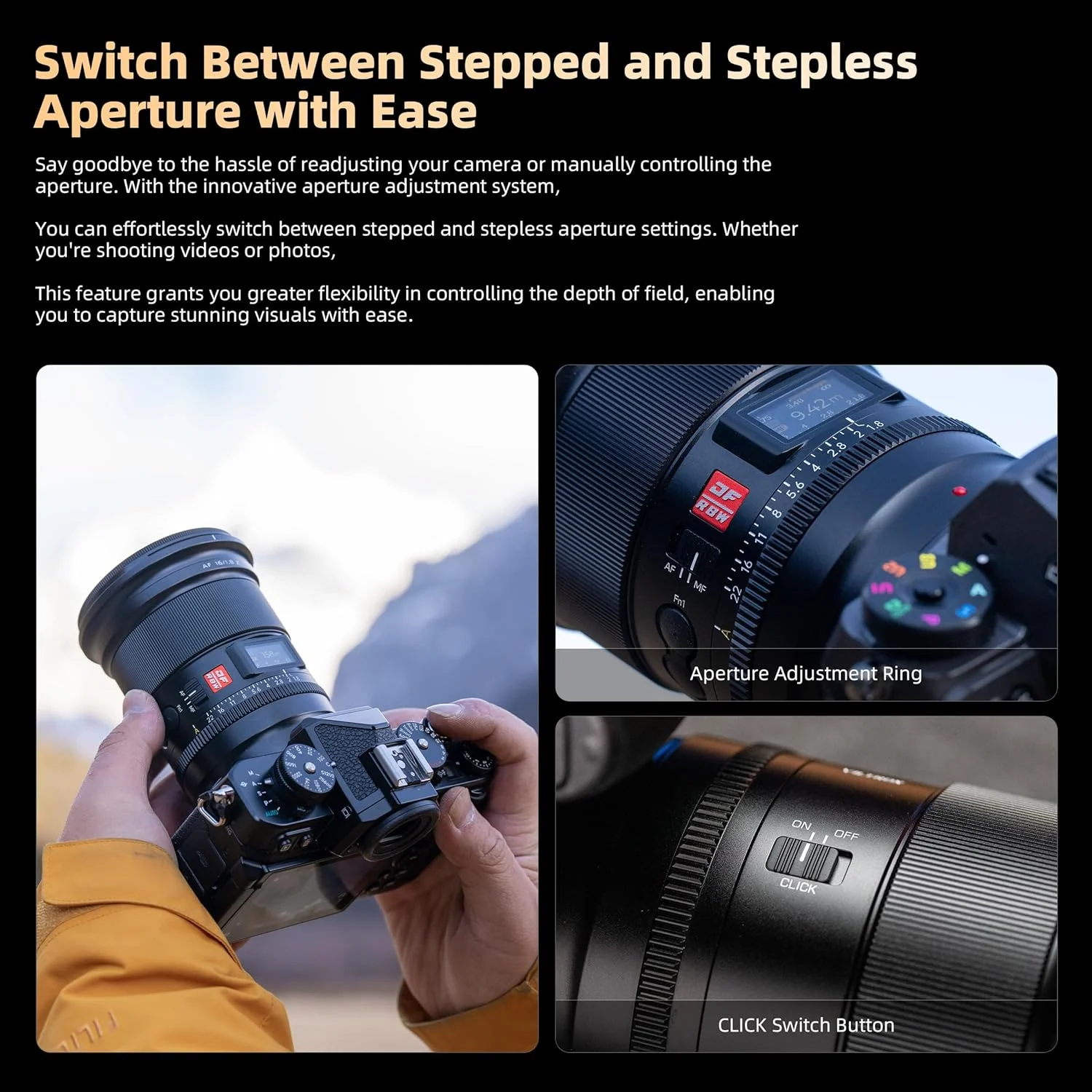 لنز واید انگل 16mm F1.8 ویلتراکس AF برای نیکون Z، فول فریم، دارای فوکوس خودکار، صفحه نمایش LCD و دکمه قابل تنظیم AF/MF، مناسب برای دوربین های نیکون Z مانت Zfc Z50 Z5 Z6 Z7 Z8 Z9 Z7 Mark II لنز واید انگل 16mm F1.8 ویلتراکس AF برای نیکون Z، فول فریم، دارای فوکوس خودکار، صفحه نمایش LCD و دکمه قابل تنظیم AF/MF، مناسب برای دوربین های نیکون Z مانت Zfc Z50 Z5 Z6 Z7 Z8 Z9 Z7 Mark II