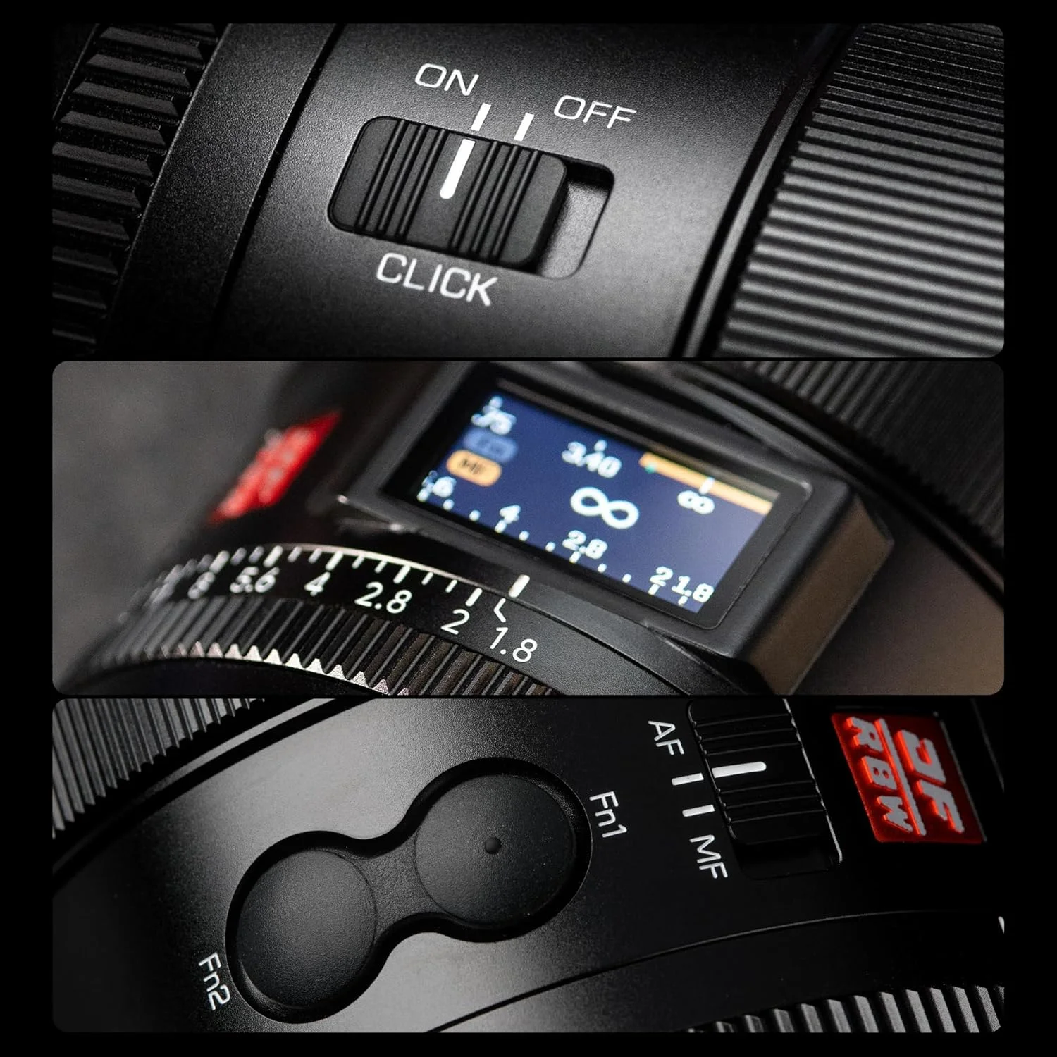 لنز فول فریم 16mm F1.8 Z ویلتراکس با مانت Nikon Z، لنز زاویه باز 16mm F/1.8 Z با صفحه نمایش LCD داخلی برای Nikon Z Mount Z7 Z7ii Z8 Z8ii Z9 Zf Z30 Z50 Zfc