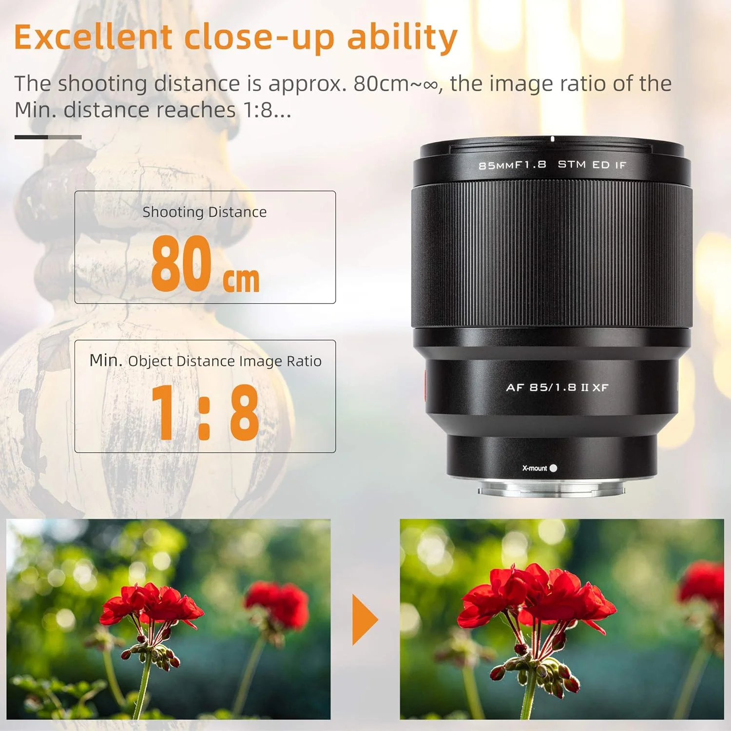 لنز 85mm f1.8 ویلتراکس با فوکوس ثابت و دهانه AF اتوماتیک برای دوربین فوجی فیلم سری X لنز 85mm f1.8 ویلتراکس با فوکوس ثابت و دهانه AF اتوماتیک برای دوربین فوجی فیلم سری X