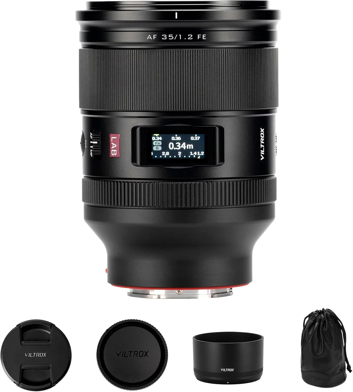 لنز ویلتراکس 35mm f/1.2 F1.2 LAB FE فول فریم با دیافراگم باز و فوکوس خودکار، سازگار با دوربین‌های سونی E-Mount مدل‌های A7SIII A7III A7RIII A7IV A7RIV A9 A1 FX3 A7RV ZVE1 A7CR A7CII A93 ZV-E10 FX30