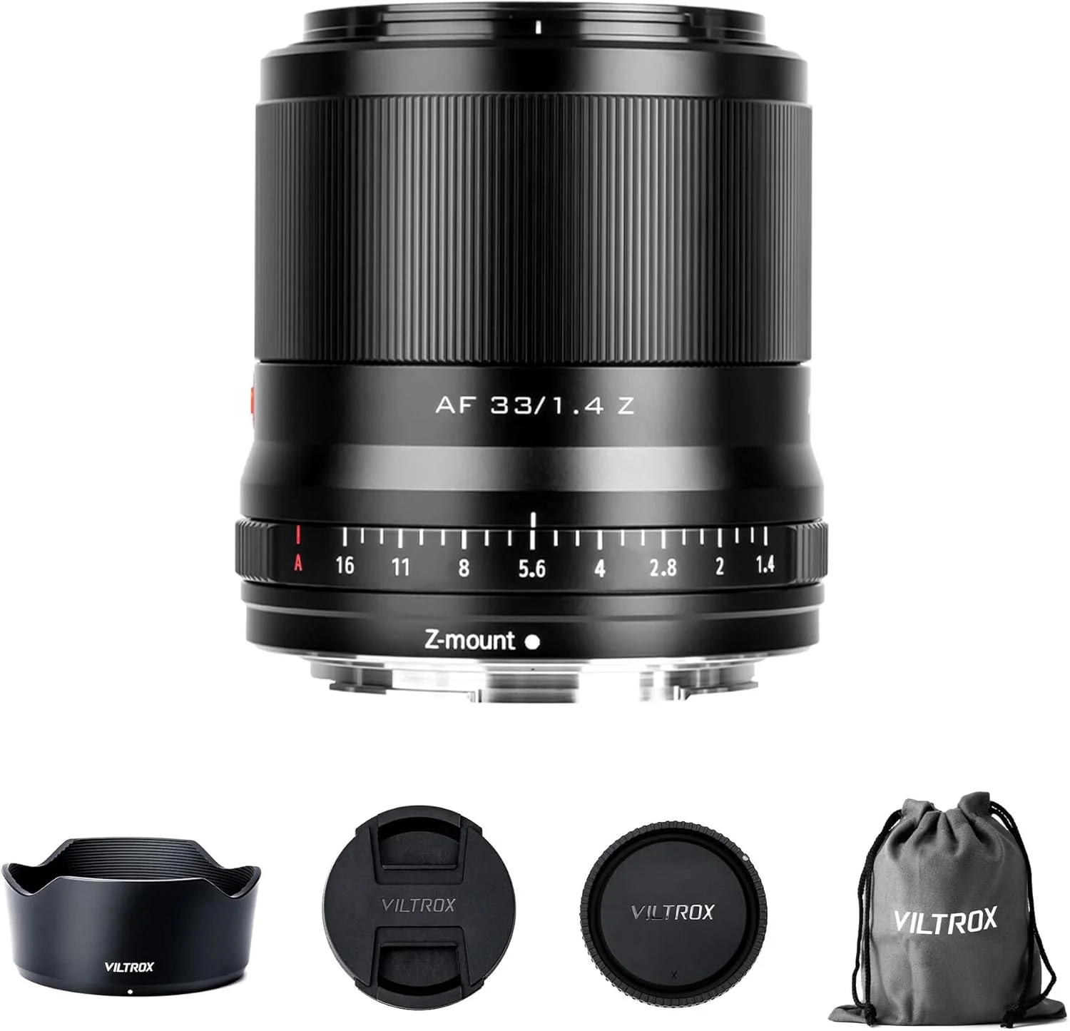 لنز ویلتراکس 33mm f/1.4 با مانت Z، لنز پرایم 33mm F1.4 با دیافراگم بزرگ و فوکوس خودکار، سازگار با دوربین های بدون آینه با مانت Z مدل های Z5 Z6 Z6II Z7 Z7II Z50