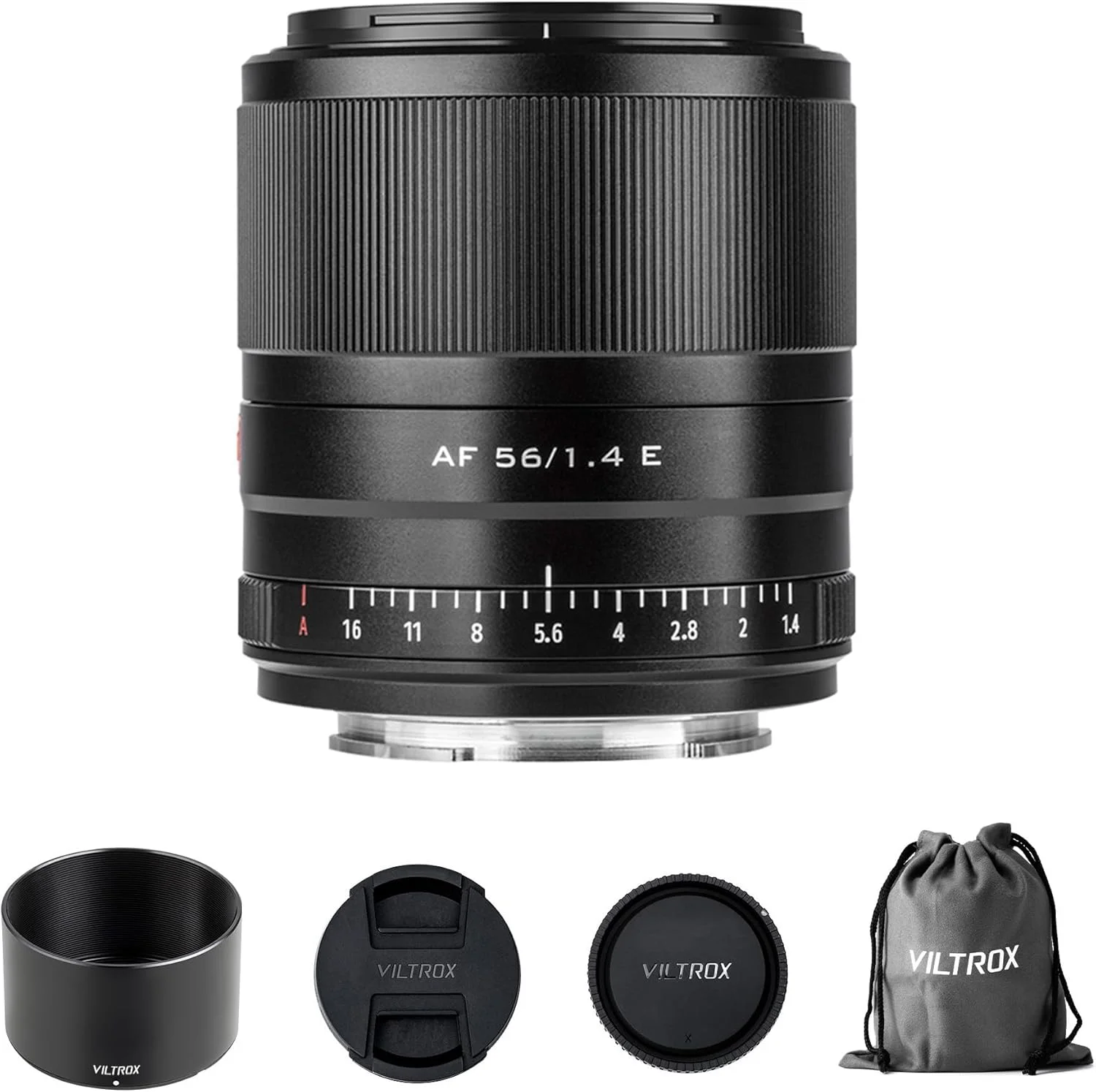 لنز پرایم 56mm f/1.4 VILTROX با فوکوس خودکار APS-C STM سازگار با دوربین های Sony E Mount مدل های A5100 A6000 A6100 A6300 A6400 A6500 A6600 NEX-6 A7S A7C A7 A7RⅢ A7SⅢ A7Ⅲ A7RⅡ A7Ⅱ A7S A7RⅣ A9