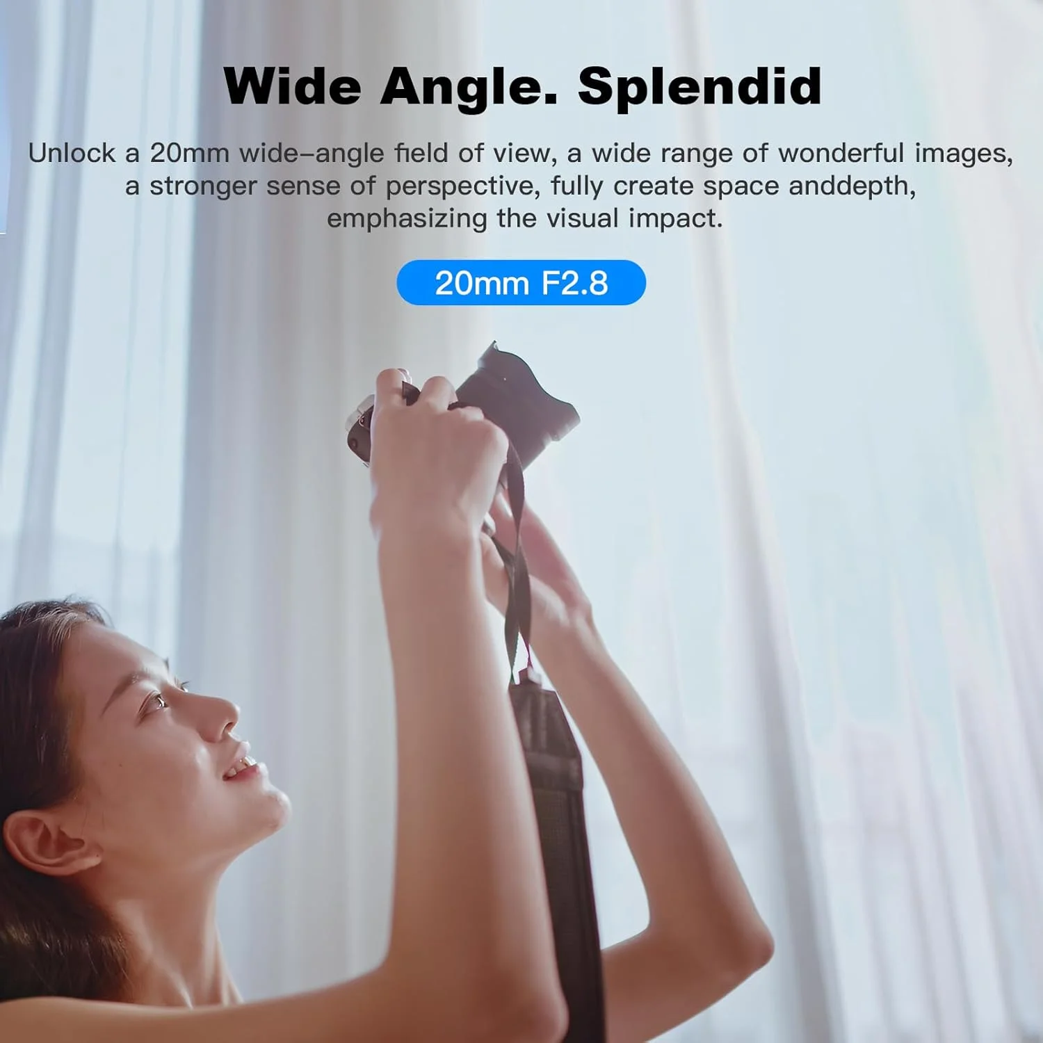 ویلتراکس FE 20mm f2.8، لنز فول فریم E-Mount AF - زاویه دید فوق العاده عریض برای Sony e Mount a7III, a7IV, a7R, FX30, ZV-E1, a6100, a6400, a6000, a7SII, a7III, a7C, a7II, a7RII, A1 ویلتراکس FE 20mm f2.8، لنز فول فریم E-Mount AF - زاویه دید فوق العاده عریض برای Sony e Mount a7III, a7IV, a7R, FX30, ZV-E1, a6100, a6400, a6000, a7SII, a7III, a7C, a7II, a7RII, A1