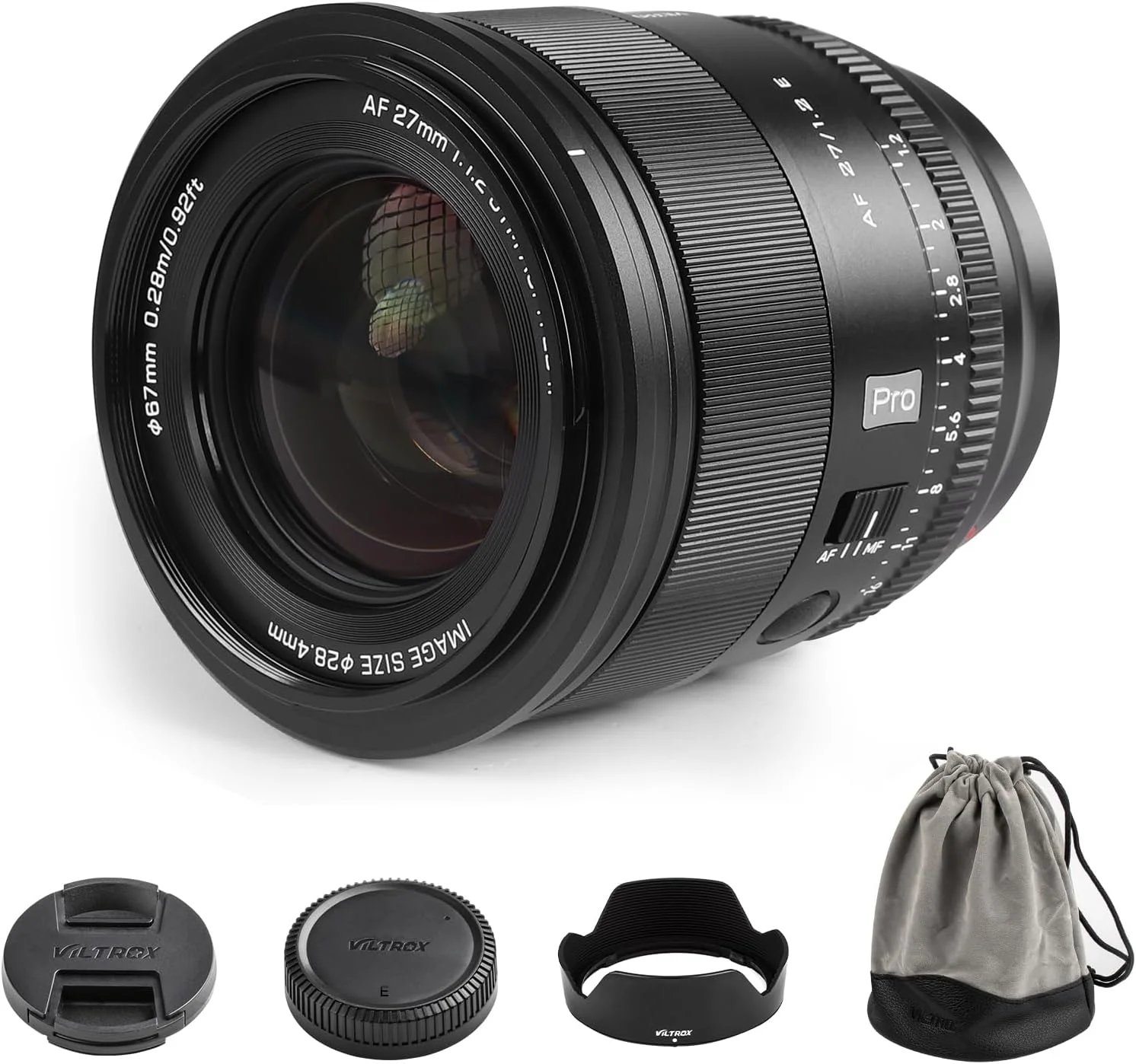 لنز ویلتراکس 27 میلی‌متری F/1.2 PRO AF برای مانت Sony E، لنز پرایم فوکوس خودکار 27 میلی‌متری F/1.2 APS-C STM سازگار با Sony E Mount A7 a6700 a6500