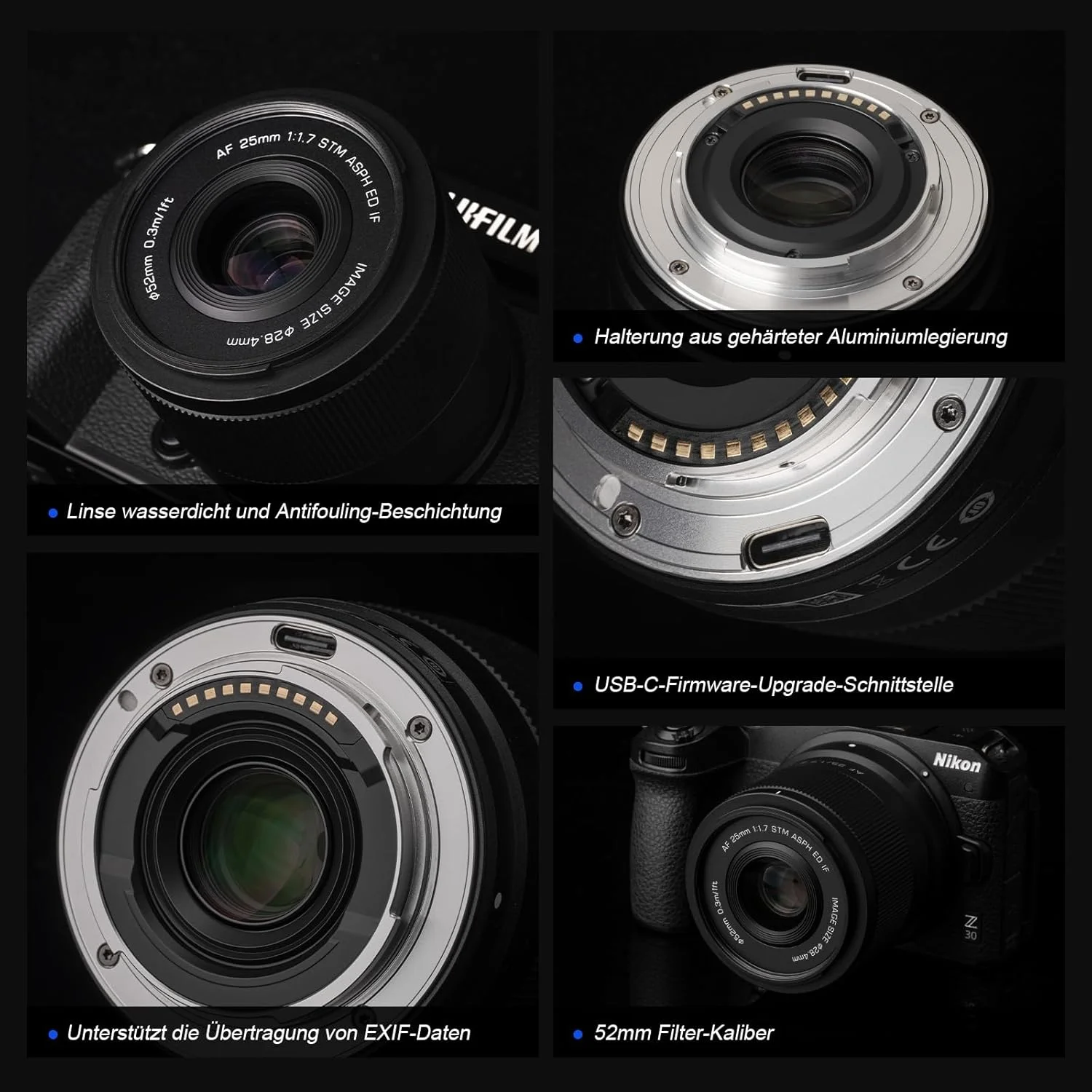 لنز ویلتراکس 25 میلیمتر F1.7 Air Z با قابلیت حمل آسان، فوکوس خودکار F/1.7 دهانه Z، مناسب برای عکاسان مبتدی نیکون، فوکوس خودکار، APS-C، دیافراگم باز، لنز پرایم Z لنز ویلتراکس 25 میلیمتر F1.7 Air Z با قابلیت حمل آسان، فوکوس خودکار F/1.7 دهانه Z، مناسب برای عکاسان مبتدی نیکون، فوکوس خودکار، APS-C، دیافراگم باز، لنز پرایم Z