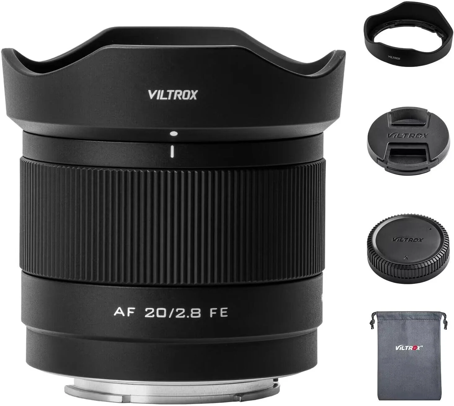 لنز وایتروکس 20mm f2.8 FE مانت E، لنز فول فریم 20mm f/2.8 با زاویه دید فوق عریض و فوکوس خودکار برای سونی E، لنز پرایم واید انگل مناسب دوربین های a7cr a7cii a7c a6700 zv-e100 a6600 a6400 a7iv a7iii