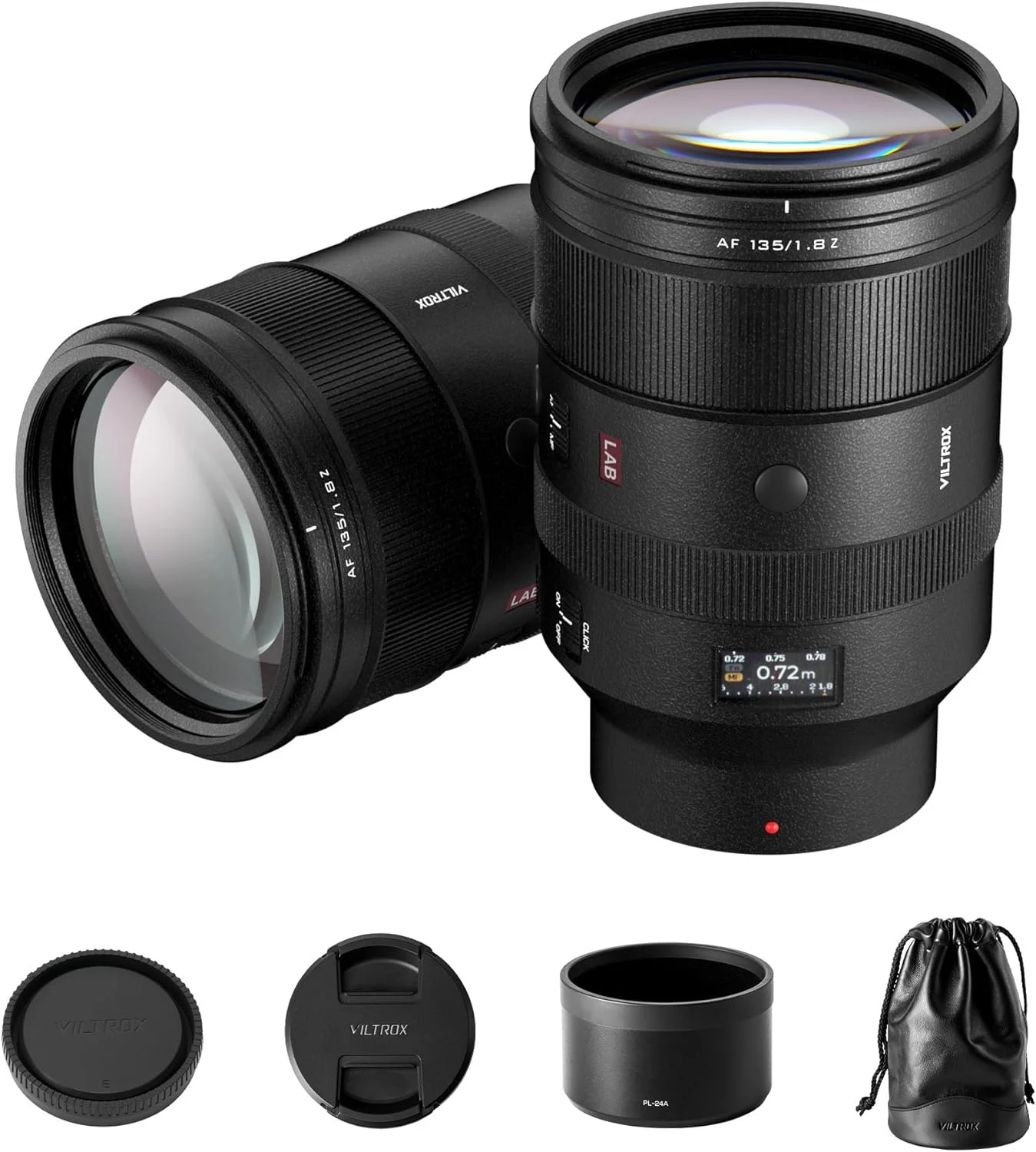 لنز تله فوتو پرایم 135mm f/1.8 VILTROX با موتور Hyper VCM سازگار با دوربین های Nikon Z-Mount مدل های Z5 Z50 Z50II Z6 Z6II Z7 Z7II ZFC Z30 Z9 Z8 ZF Z6III