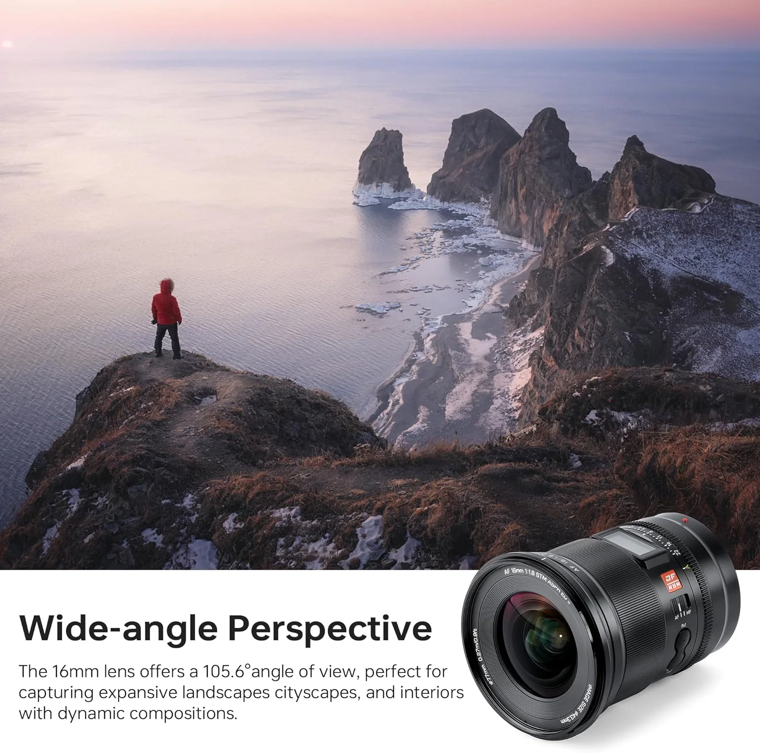 لنز 16mm f/1.8 Z ویلتراکس برای نیکون Z-Mount، فول فریم، زاویه باز، فوکوس خودکار DF، دارای صفحه نمایش LCD و کلید AF/MF، سازگار با نیکون Z Mount Z5 Z50 Z6 Z6II Z7 Z7II ZFC Z30 Z9 Z8 ZF لنز 16mm f/1.8 Z ویلتراکس برای نیکون Z-Mount، فول فریم، زاویه باز، فوکوس خودکار DF، دارای صفحه نمایش LCD و کلید AF/MF، سازگار با نیکون Z Mount Z5 Z50 Z6 Z6II Z7 Z7II ZFC Z30 Z9 Z8 ZF