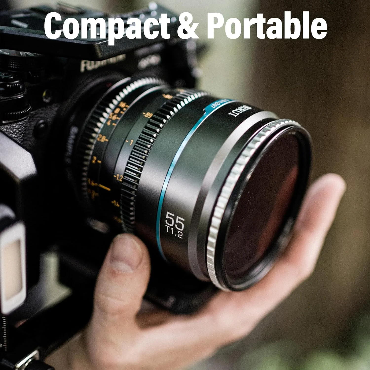 لنز سینمایی 55 میلیمتری SIRUI Night Walker با فوکوس دستی، لنز پرایم با دیافراگم بزرگ T1.2 و فریم S35 برای دوربینهای با مانت M4/3، برای BMPCC4K، GH5II، GH5S، GH6، Z Cam (MS55M-G، مانت MFT، خاکستری متالیک) لنز سینمایی 55 میلیمتری SIRUI Night Walker با فوکوس دستی، لنز پرایم با دیافراگم بزرگ T1.2 و فریم S35 برای دوربینهای با مانت M4/3، برای BMPCC4K، GH5II، GH5S، GH6، Z Cam (MS55M-G، مانت MFT، خاکستری متالیک)