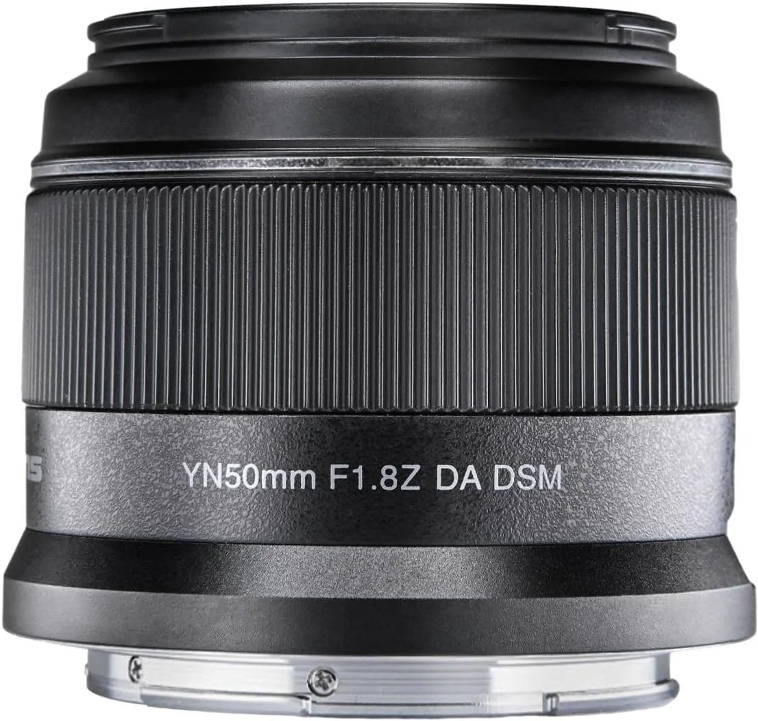 لنز استاندارد واید یونگنو YN50MM F1.8Z با فوکوس خودکار، فریم APS-C برای دوربین های بدون آینه نیکون با مانت Z مدل های ZFC Z30 Z50 Z5 Z6 Z7 Z6II Z7II Z30 Z50 Z8 Z9