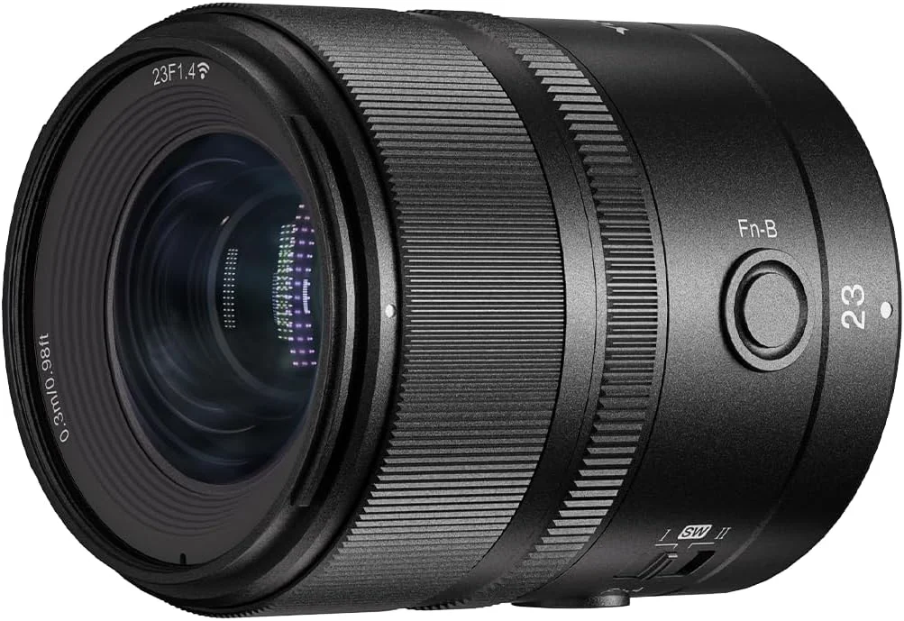 لنز YONGNUO YN23MM F1.4 برای مانت Nikon Z، لنز 23mm F1.4Z با دیافراگم بزرگ و فوکوس خودکار APS-C، لنز استاندارد پرایم برای دوربین های بدون آینه Nikon Z5 Z50 Z6 Z6II Z7 Z7II