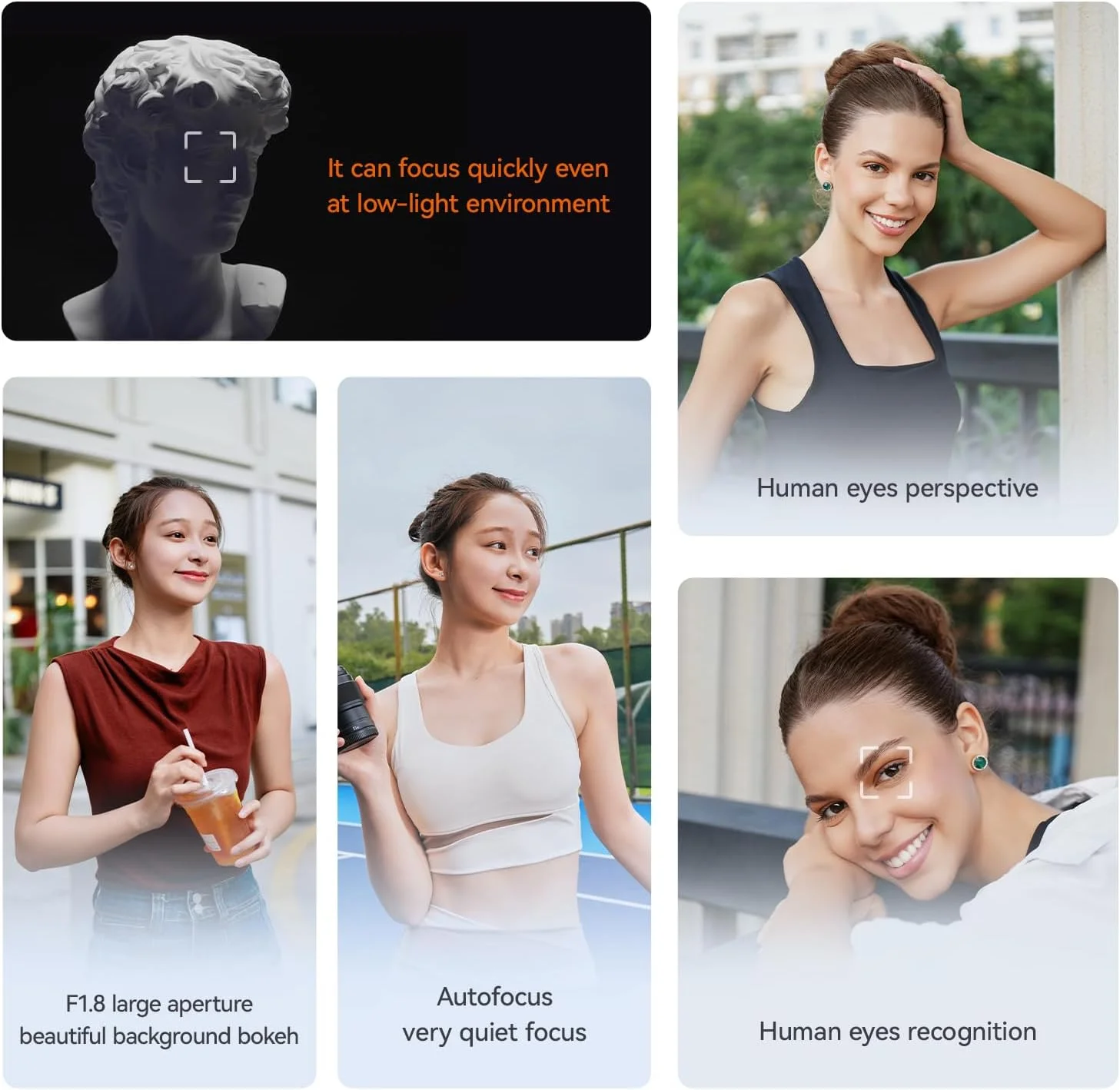 لنز 35 میلیمتری YONGNUO F1.8 DA Art با فوکوس خودکار برای مانت Sony E، لنز پرایم استاندارد APS-C Frame برای دوربینهای بدون آینه سونی (نقرهای) لنز 35 میلیمتری YONGNUO F1.8 DA Art با فوکوس خودکار برای مانت Sony E، لنز پرایم استاندارد APS-C Frame برای دوربینهای بدون آینه سونی (نقرهای)