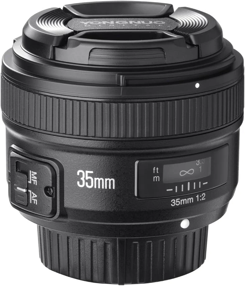 لنز یونگنو YN35mm F2N 1:2 AF/MF واید انگل ثابت/پرایم با فوکوس خودکار برای دوربین های DSLR نیکون LF758 لنز یونگنو YN35mm F2N 1:2 AF/MF واید انگل ثابت/پرایم با فوکوس خودکار برای دوربین های DSLR نیکون LF758