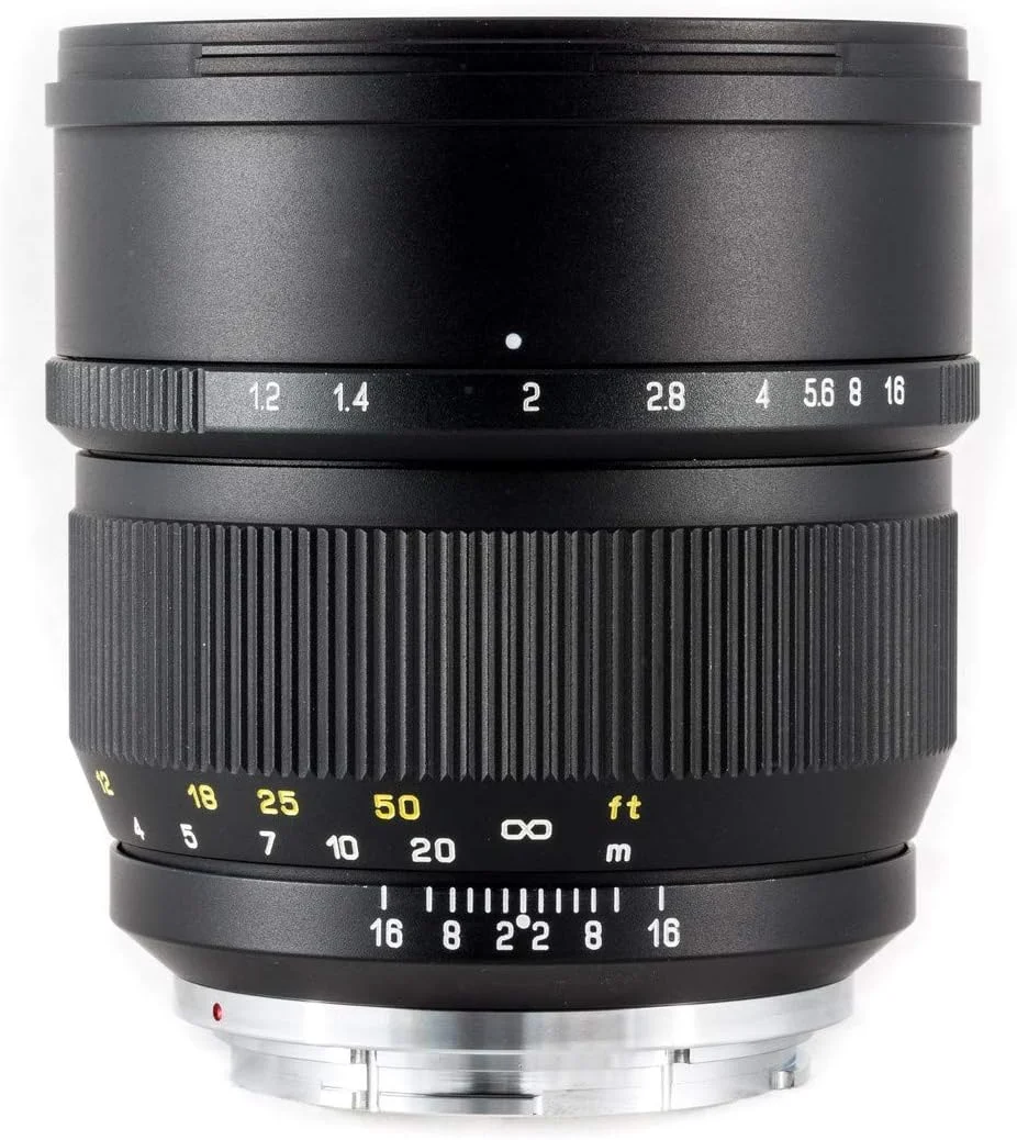 لنز پرایم دوربین فول فریم Zhongyi Mitakon 85mm f/1.2 Fuji G مشکی