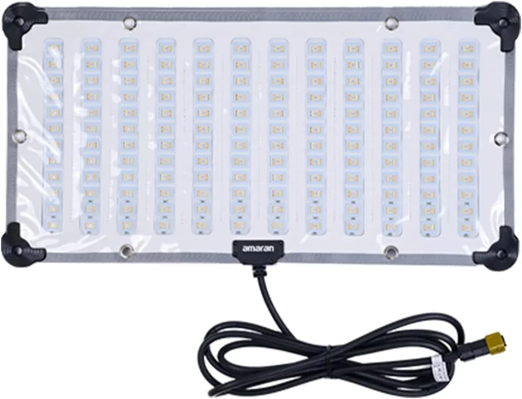 صفحه نور LED انعطاف پذیر Aputure Amaran F21x، خروجی 100 وات دو رنگ 2500K~7500K، پشتیبانی از کنترل برنامه برای فیلمسازان، تصویربرداران، تولیدکنندگان محتوا و عکاسان