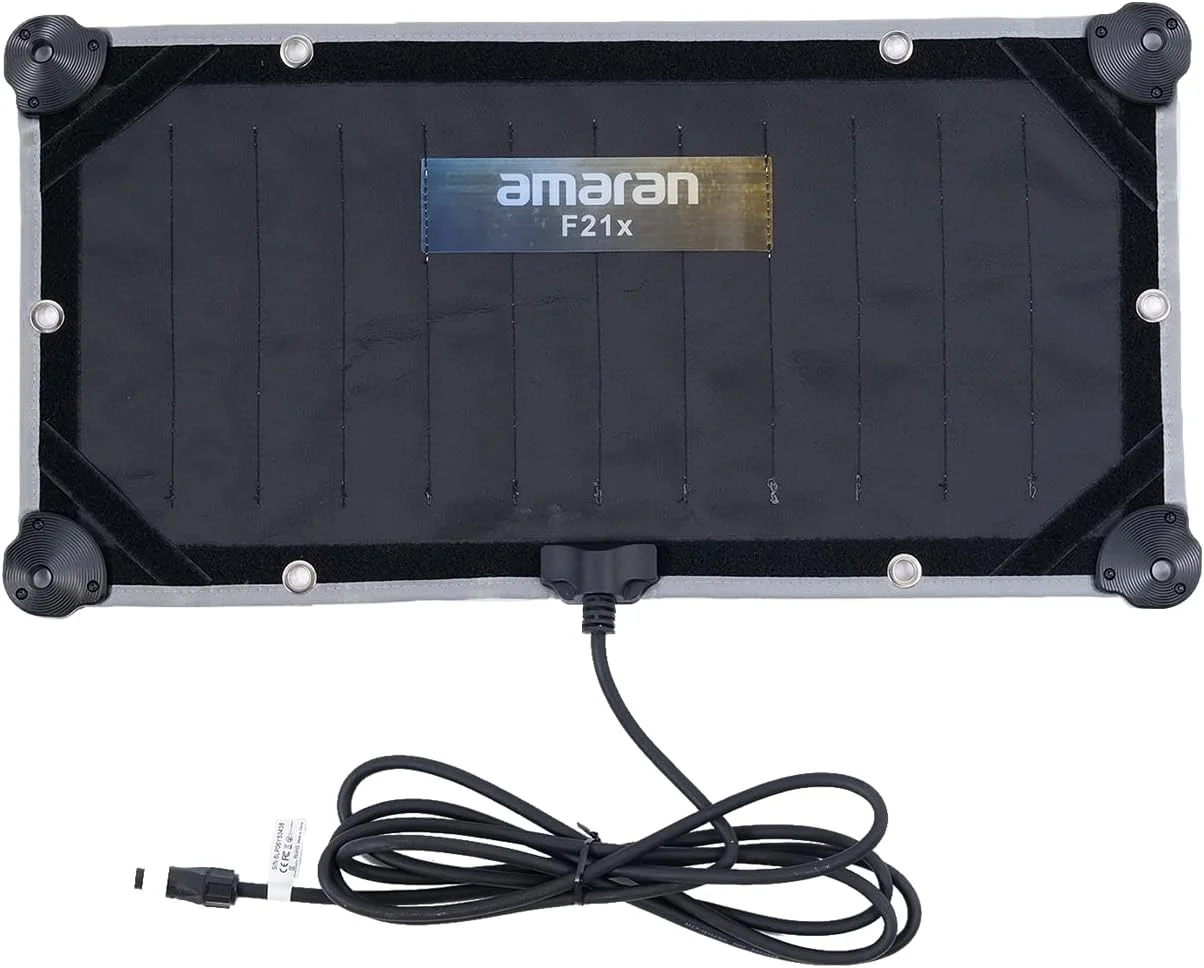 صفحه نور LED انعطاف پذیر Aputure Amaran F21x، خروجی 100 وات دو رنگ 2500K~7500K، پشتیبانی از کنترل برنامه برای فیلمسازان، تصویربرداران، تولیدکنندگان محتوا و عکاسان