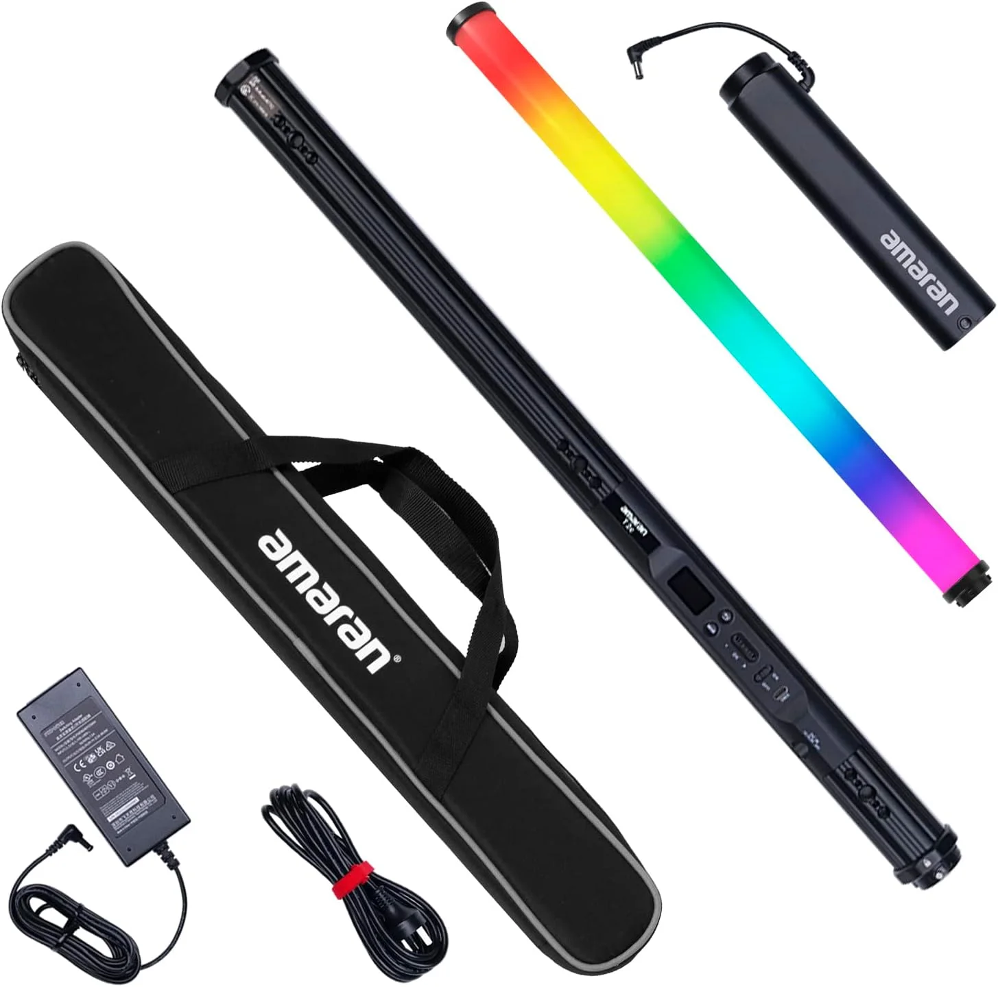 کیت نورپردازی ویدئویی ال ای دی دو رنگ Aputure Amaran 200x به همراه سافت باکس Light Dome SE، 200 وات 2700-6500 کلوین 51600 لوکس در 1 متر، کنترل از طریق اپلیکیشن بلوتوث، 9 جلوه نوری داخلی، منبع تغذیه DC/AC، ساخت...