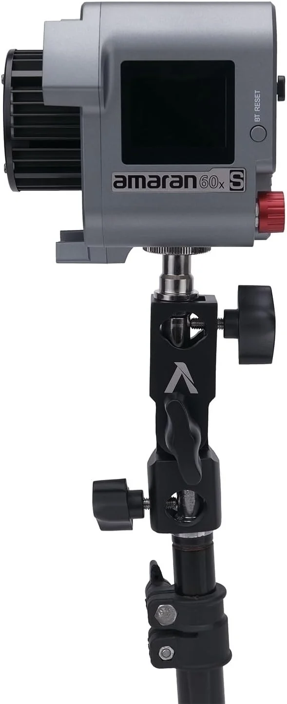نور ویدئویی ال ای دی دو رنگ Aputure Amaran COB 60x S 60x-s 60xs 65W با پایه Bowens و دمای رنگی 2700k-6500k به همراه کنترل از طریق اپلیکیشن، مناسب برای فیلمسازی، پخش زنده و تصویربرداری (نسخه ارتقا یافته 60x)