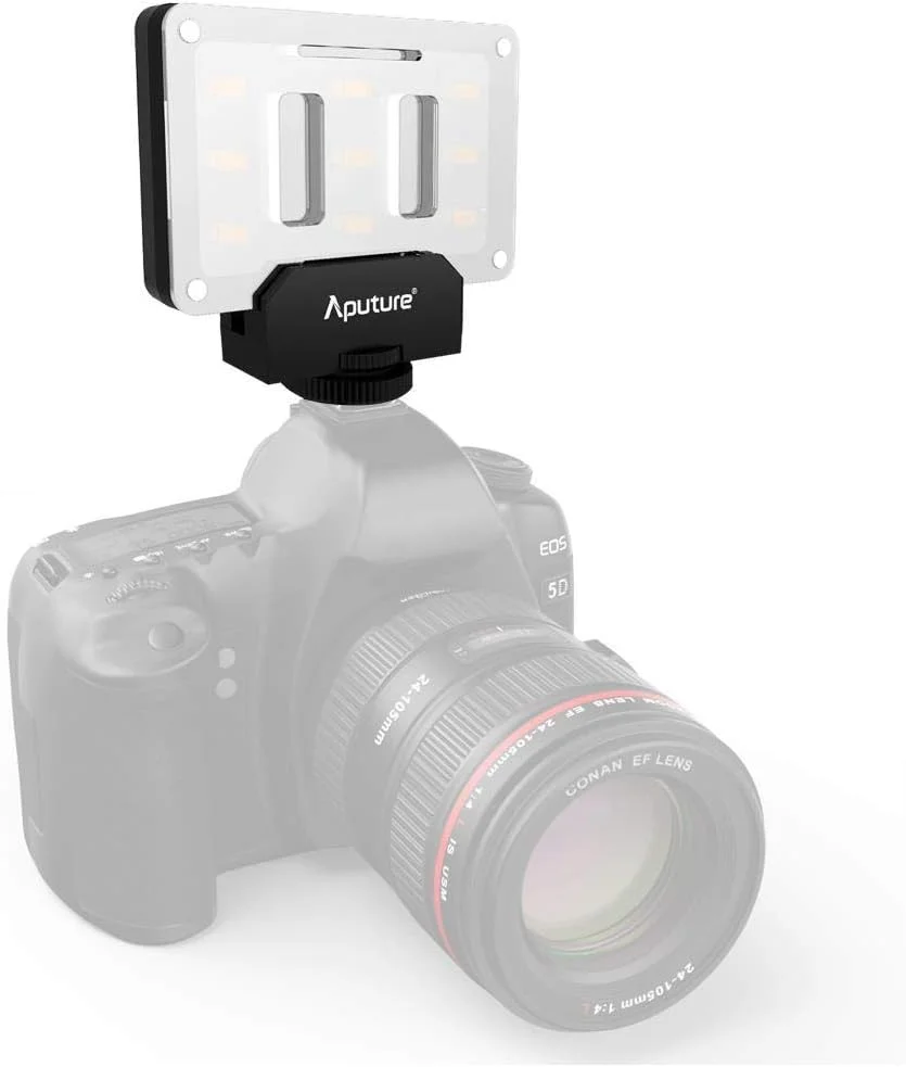 چراغ ال ای دی کوچک Aputure AL-M9 Amaran با 9 لامپ SMD و روشنایی قابل تنظیم - مشکی