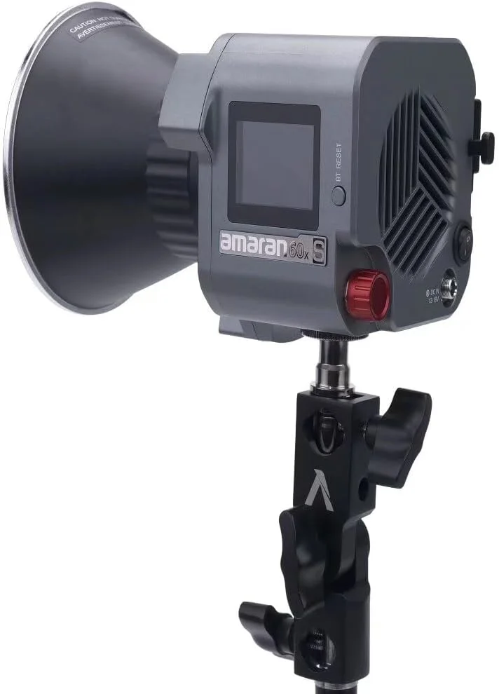 نور ویدئویی ال ای دی Aputure Amaran COB 60X S، 60 وات، دو رنگ 2700-6500k، مانت بوئنز، نورپردازی LED نقطه ای برای عکاسی، فیلمبرداری و تولید محتوا