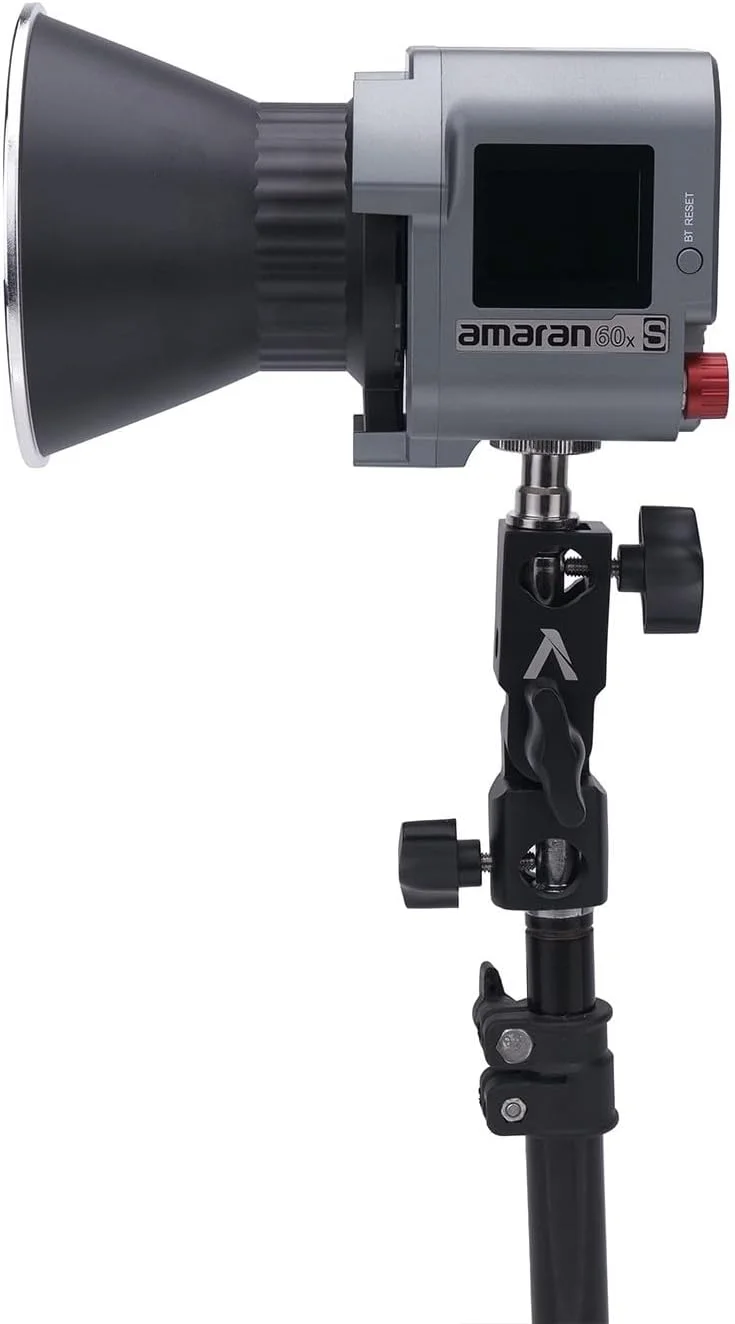 نور ویدئویی ال ای دی دو رنگ Aputure Amaran COB 60x S 60x-s 60xs 65W با پایه Bowens و دمای رنگی 2700k-6500k به همراه کنترل از طریق اپلیکیشن، مناسب برای فیلمسازی، پخش زنده و تصویربرداری (نسخه ارتقا یافته 60x)