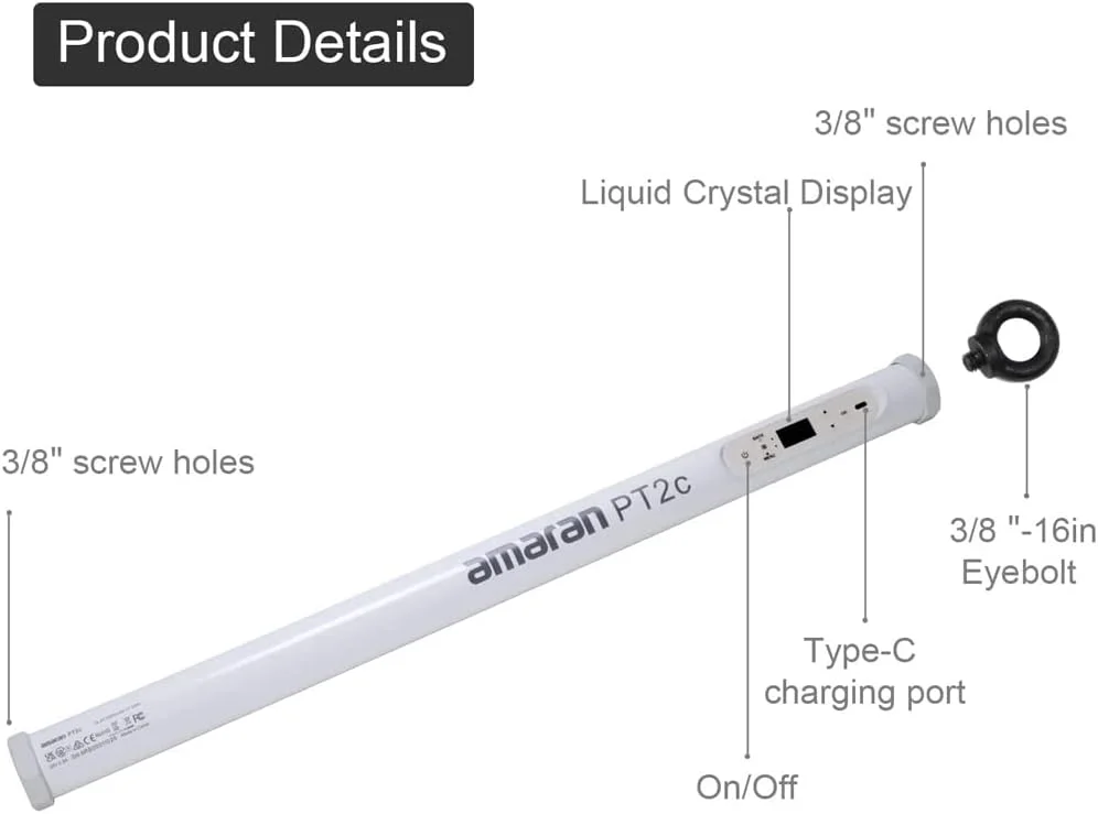 نور ویدئویی ال ای دی دو رنگ Aputure amaran 200x S 200W، نور استودیویی با کنترل اپلیکیشن بلوتوث، منبع تغذیه DC/AC، مانت بوئنز، نورپردازی عکاسی با فن بی صدا (amaran200xs)