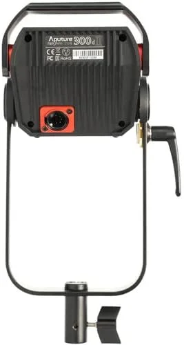 نور ویدئویی ال ای دی Aputure Mark LS C300D II Light Storm 350W 5500K با نور روز متعادل CRI 96+ TLCI96+ 45000lux@0.5m به همراه رفلکتور و 8 افکت نوری داخلی V-mount