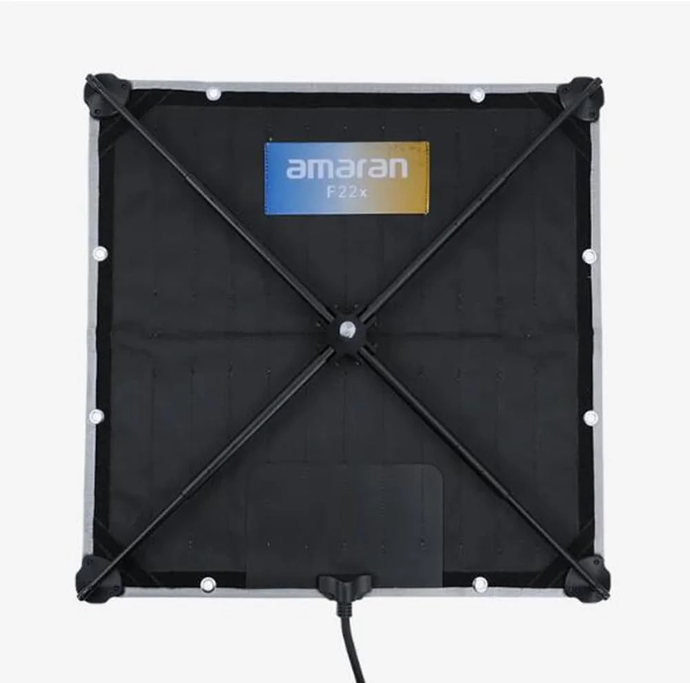 نور ویدئویی ال ای دی منعطف Aputure Amaran F22X دو رنگ 2500K~7500K، 200 وات، 9 جلوه نورپردازی به همراه سافت باکس لانه زنبوری، پشتیبانی از کنترل برنامه