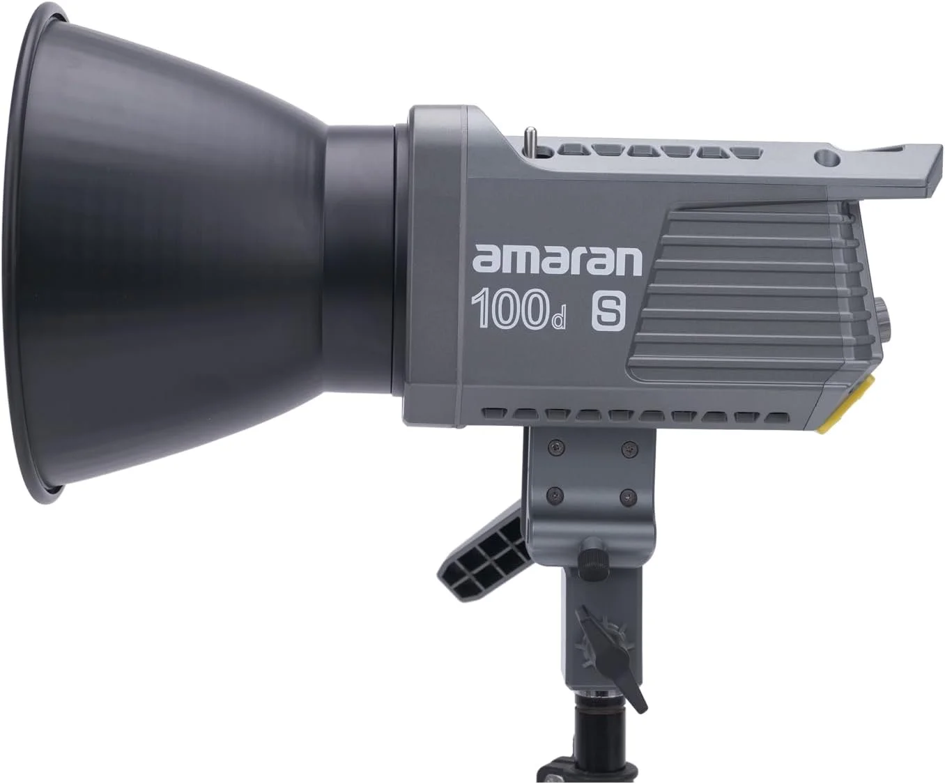 نور ویدئویی COB مدل Aputure Amaran 100d S، نورپردازی LED 100 واتی Daylight با قابلیت کنترل از طریق اپلیکیشن برای عکاسی، فیلمسازی، مصاحبه و پخش زنده (نسخه ارتقا یافته Amaran 100d)