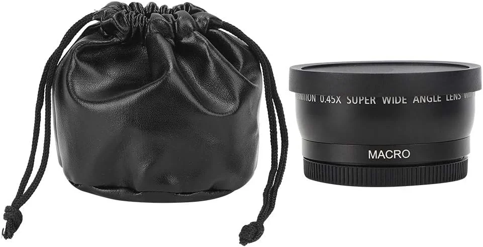 لنز ماکرو زاویه باز 0.45X با قطر 55 میلی‌متر، لنز زاویه باز جهانی 55 میلی‌متری، مناسب برای تمامی لنزهای دوربین با قطر 55 میلی‌متر