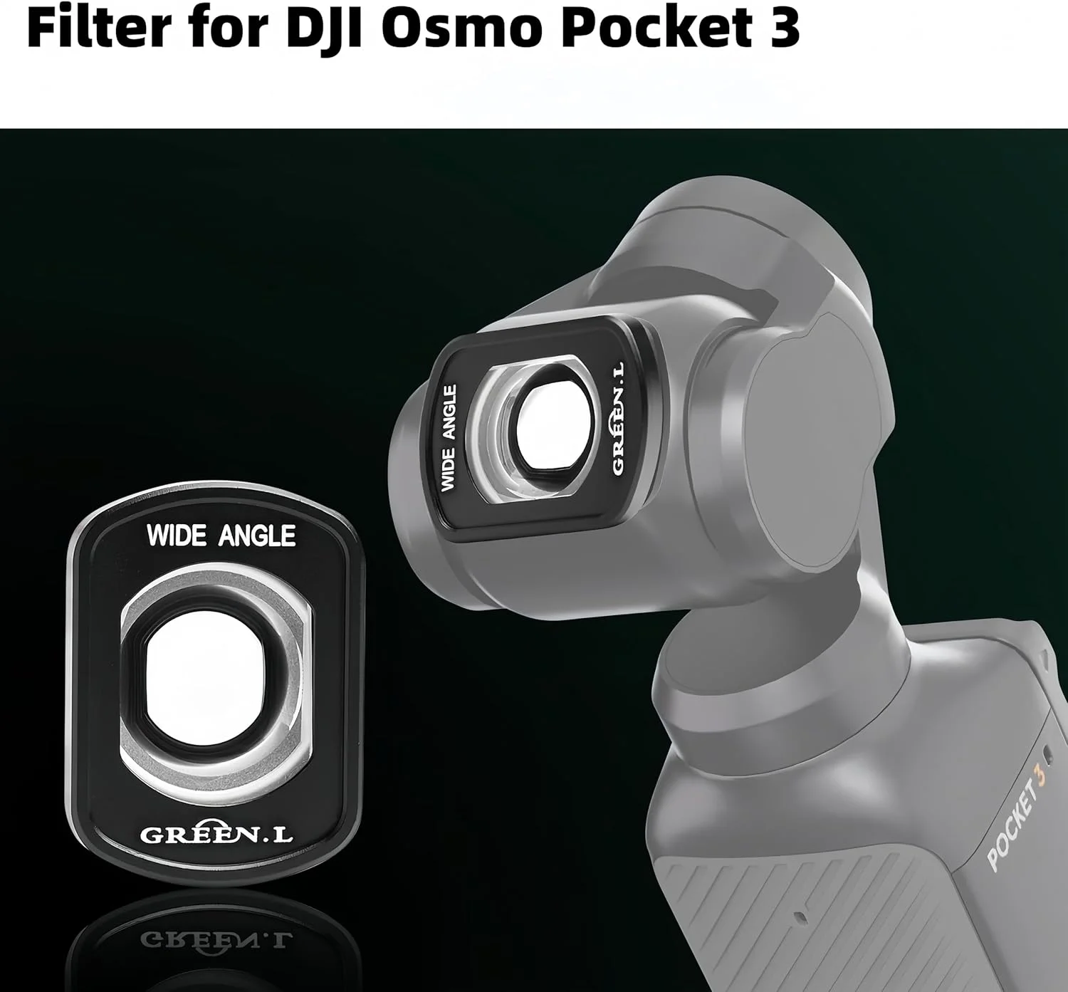 لنز واید انگل 0.75X سازگار با DJI OSMO Pocket 3 لنز واید انگل 0.75X سازگار با DJI OSMO Pocket 3