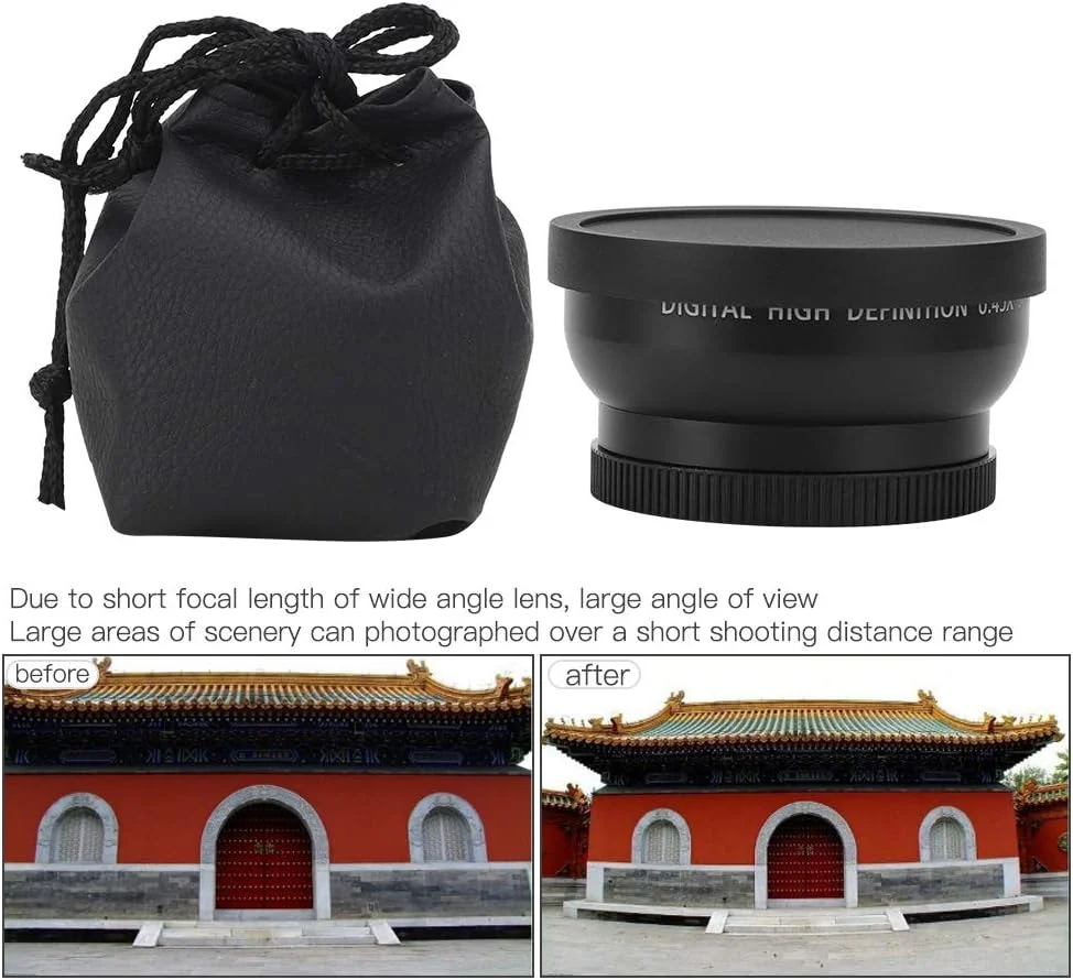 لنز ماکرو زاویه باز 49 میلیمتری 0.45X، لنز ماکرو شیشه ای اپتیکال دوربین با زاویه باز 49 میلیمتری 0.45X از جنس آلیاژ آلومینیوم، برای تمام لنزهای دوربین با قطر 49 میلیمتر لنز ماکرو زاویه باز 49 میلیمتری 0.45X، لنز ماکرو شیشه ای اپتیکال دوربین با زاویه باز 49 میلیمتری 0.45X از جنس آلیاژ آلومینیوم، برای تمام لنزهای دوربین با قطر 49 میلیمتر